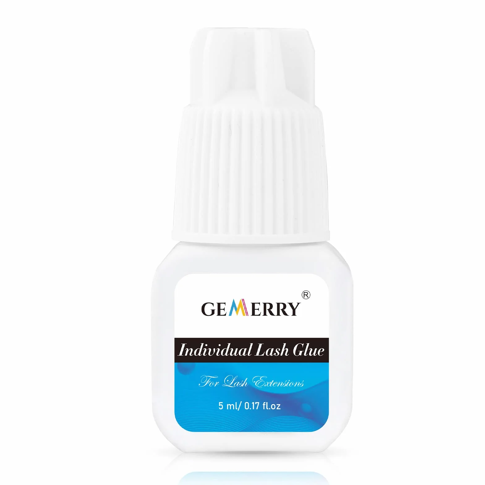 GEMERRY Colle à Cils Longue Durée 5ML Adhésif pour Extension Lash Imperméable