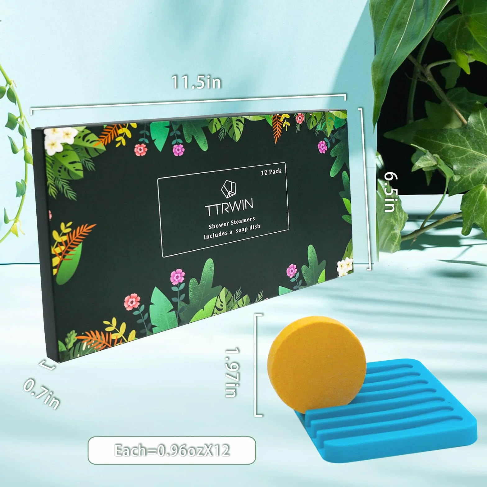 Set Bombes de Douche Huiles Essentielles Naturelles Cadeau Relaxation Spa