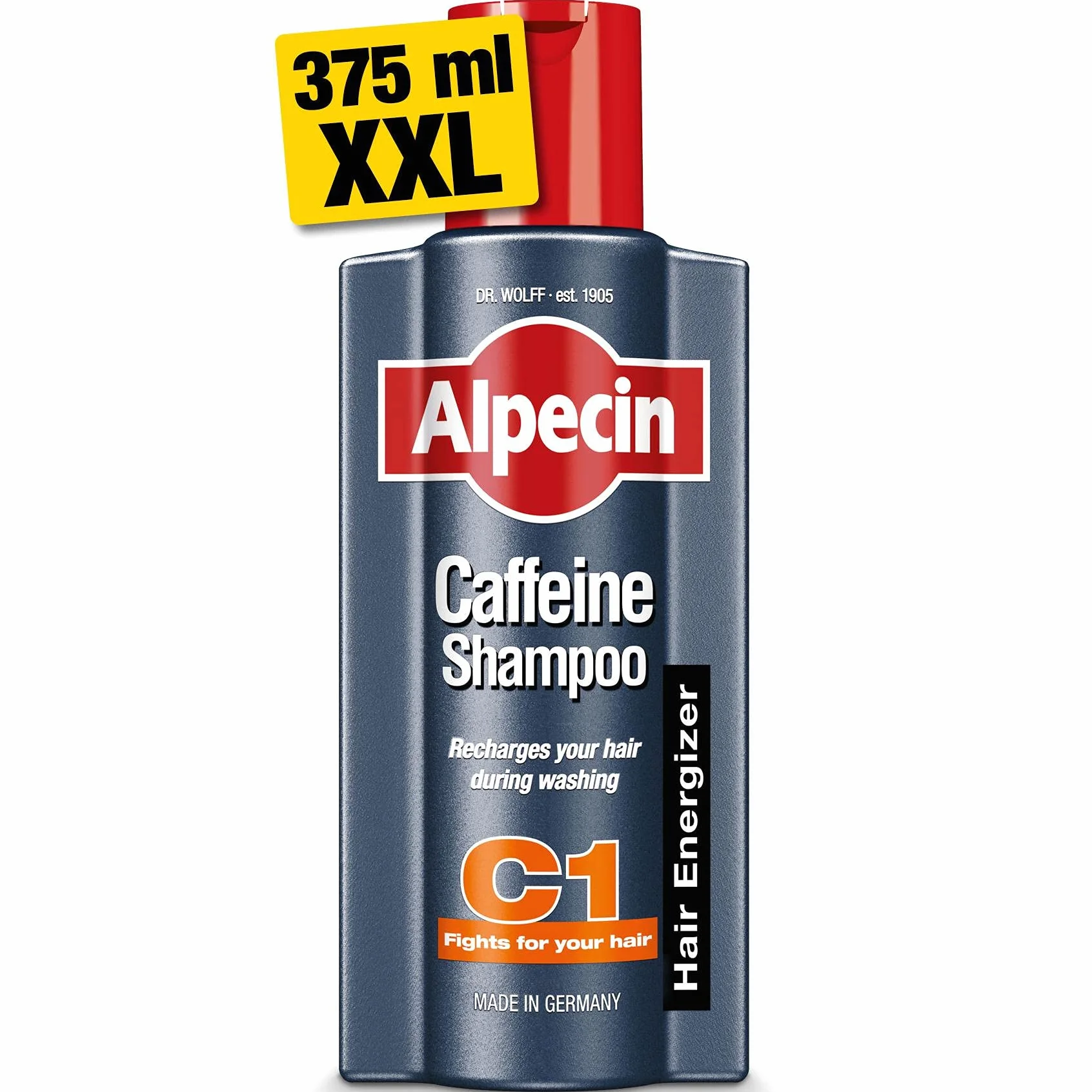 Alpecin Caféine Shampooing C1 375ml Anti-chute Cheveux Homme