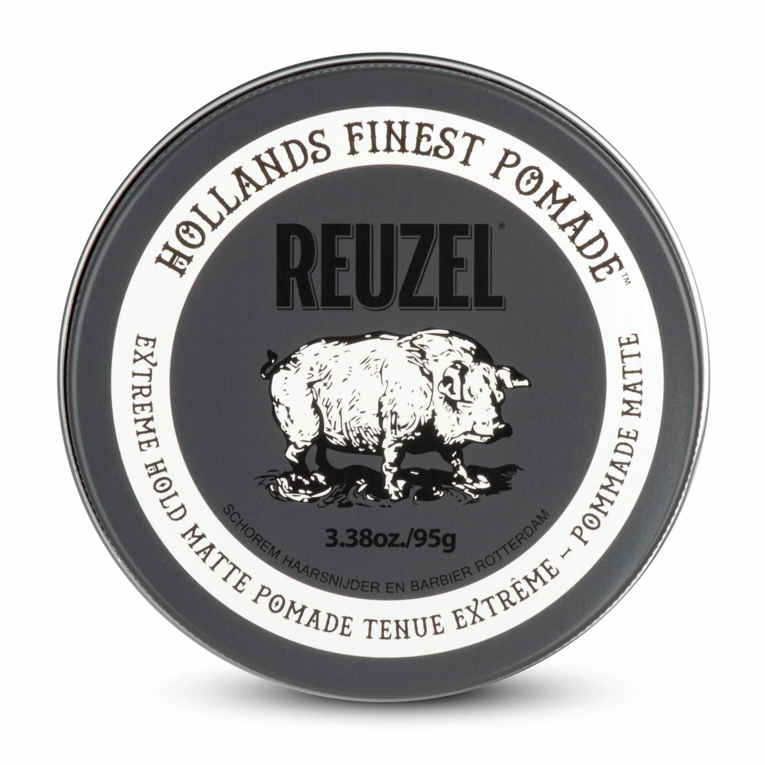Reuzel Pommade mate à tenue extrême, pommade mate à tenue forte pour hommes, pommade à faible brillance 3,38 oz/95g