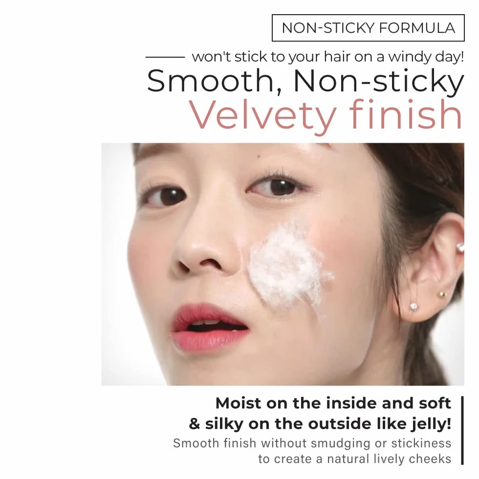 A'PIEU Juicy-Pang RD01 Blush en gelée doux au toucher pour les joues avec texture crème et poudre combinées pour une finition rosée naturelle, ne tombe pas, 4,8 g