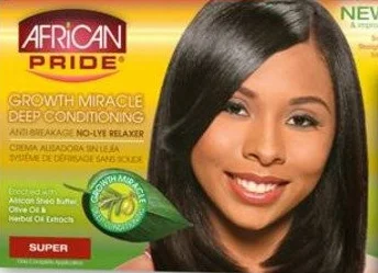 African Pride Olive Miracle Super Relaxer anti-Breakage No-Lye