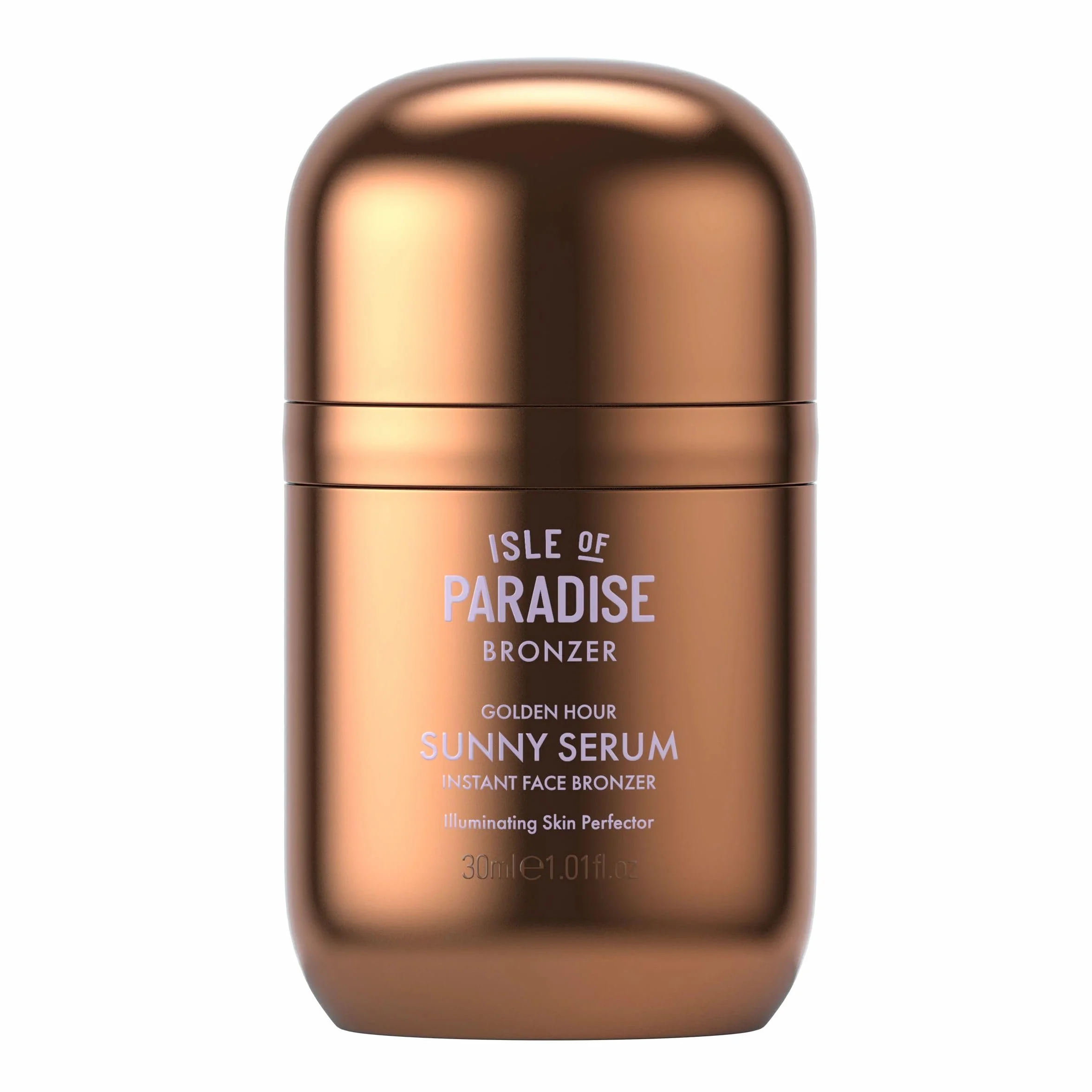 Isle of Paradise Sunny Sérum bronzant instantané pour le visage avec niacinamide, squalane et huile de jojoba, liquide illuminant pour une peau éclatante, ensoleillée, léger, hydratant, convient à