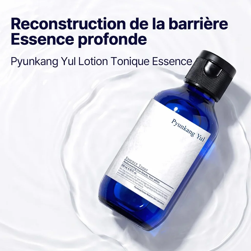 [PKY] Tonique Essence Pyunkang Yul pour Barrière Cutanée, Hydratation Profonde & Apaisement, Tonique Haute Concentration, 7 Ingrédients, Zéro Irritation, Korean Skincare (200 ml, 6.8 Fl. Oz)