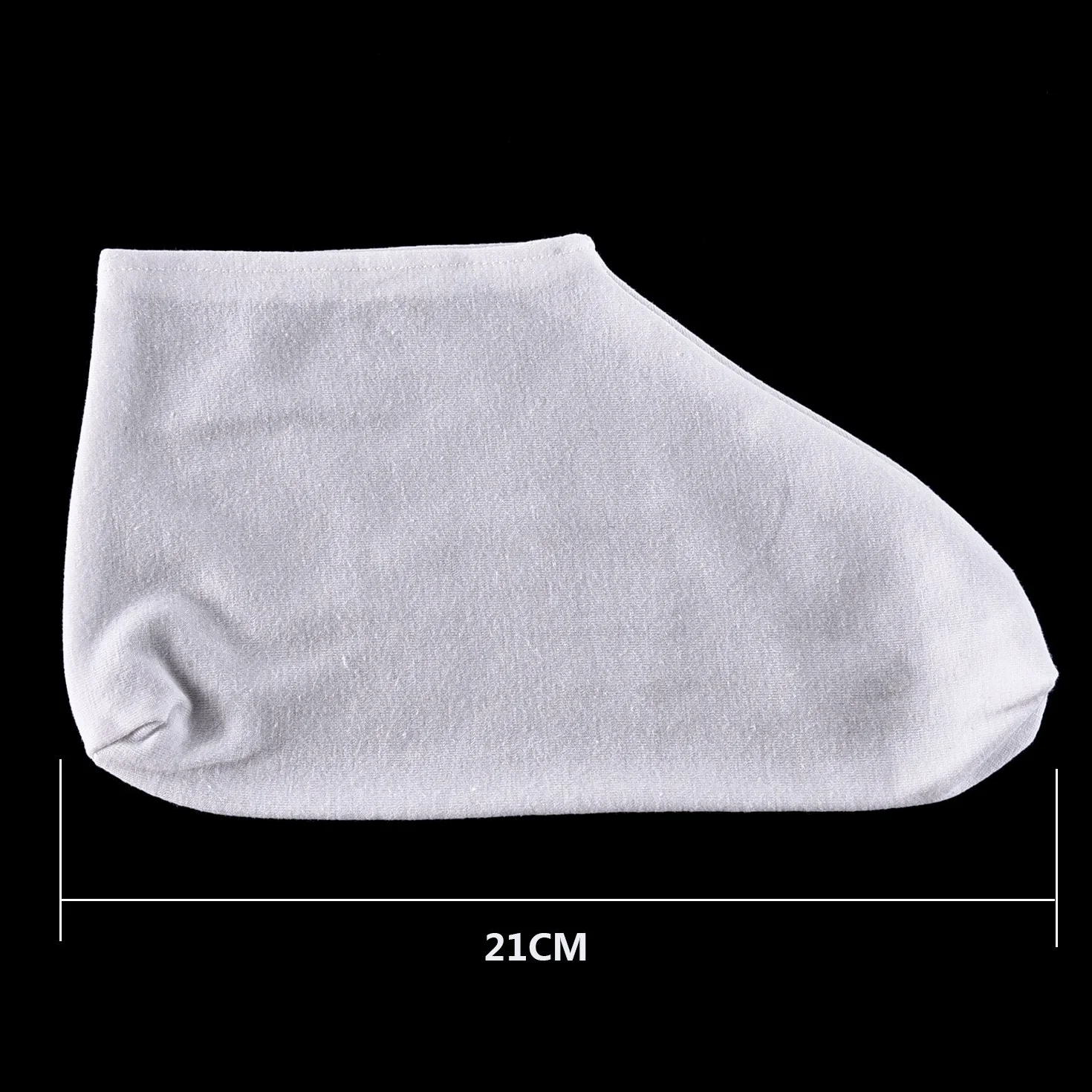 Hotop 6 Paires Chaussettes Hydratantes en Coton Pied Spa pour Peau Sèche et Craquelée, Blanc