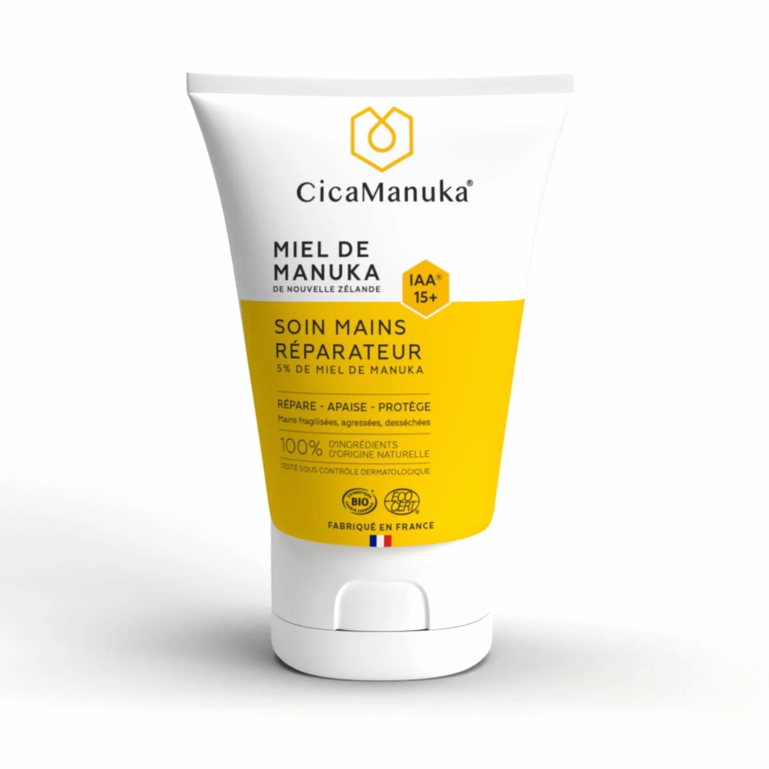 Soin mains réparateur au miel de Manuka IAA15+ Certifié Bio 50ml