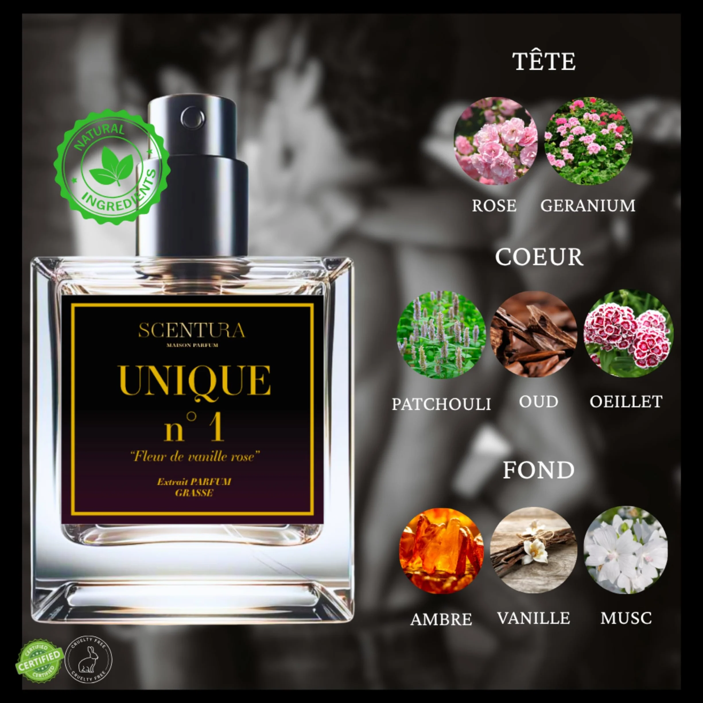 Élixir De Phéromones Pour Hommes Ambitieux | Parfum Masculin Intense | Fragrance de Séduction | Longue Tenue | Ambre Vanille Noire Musc | Eau Unique Et Inoubliable Men Spray Vaporisateur 30 ml France