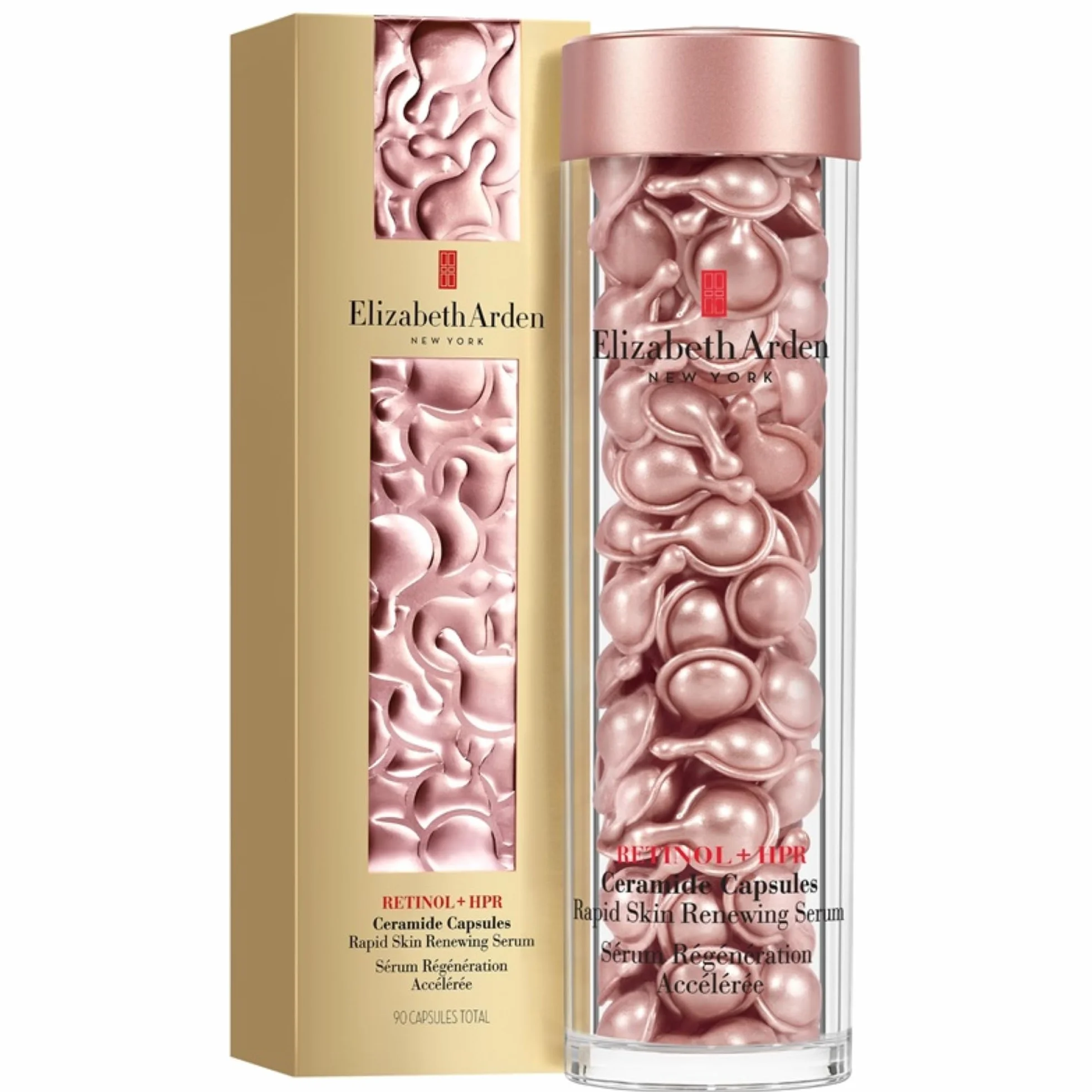 Elizabeth Arden RETINOL + HPR Ceramide Capsules Sérum Régénération Accélérée, Soin anti-âge