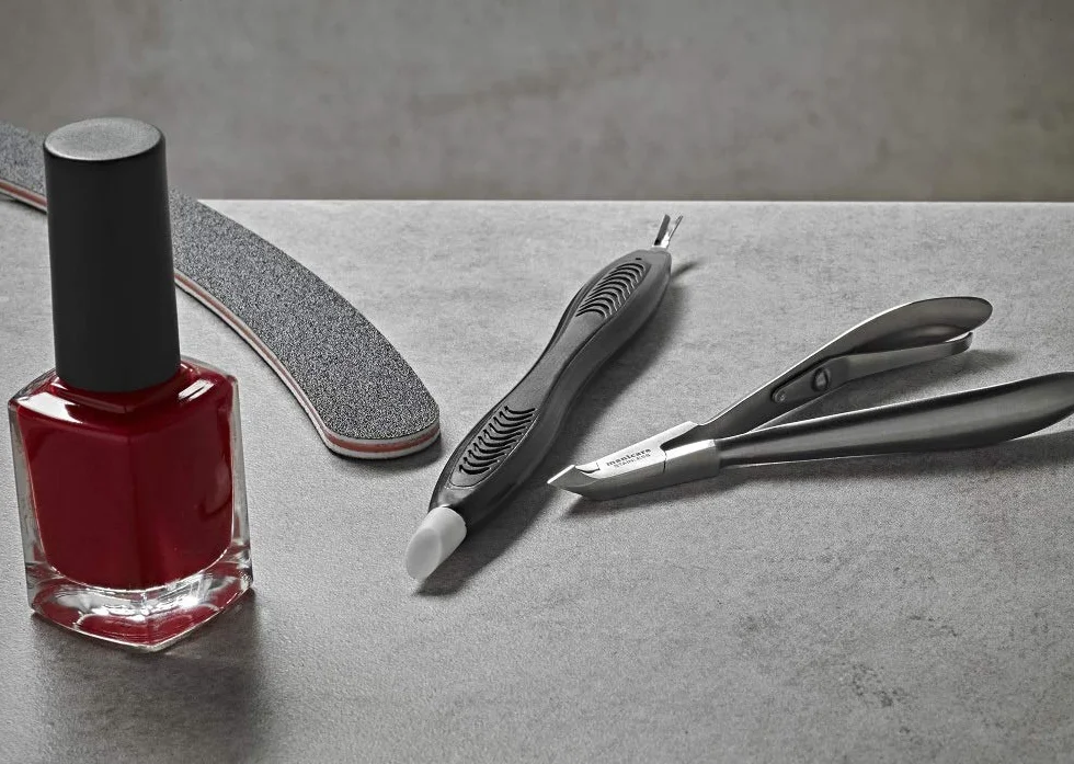 Manicare Limes à Ongles Lot de 10 Classiques en Papier Émeri Double Face Grain Fin Grossier Manucure Pédicure