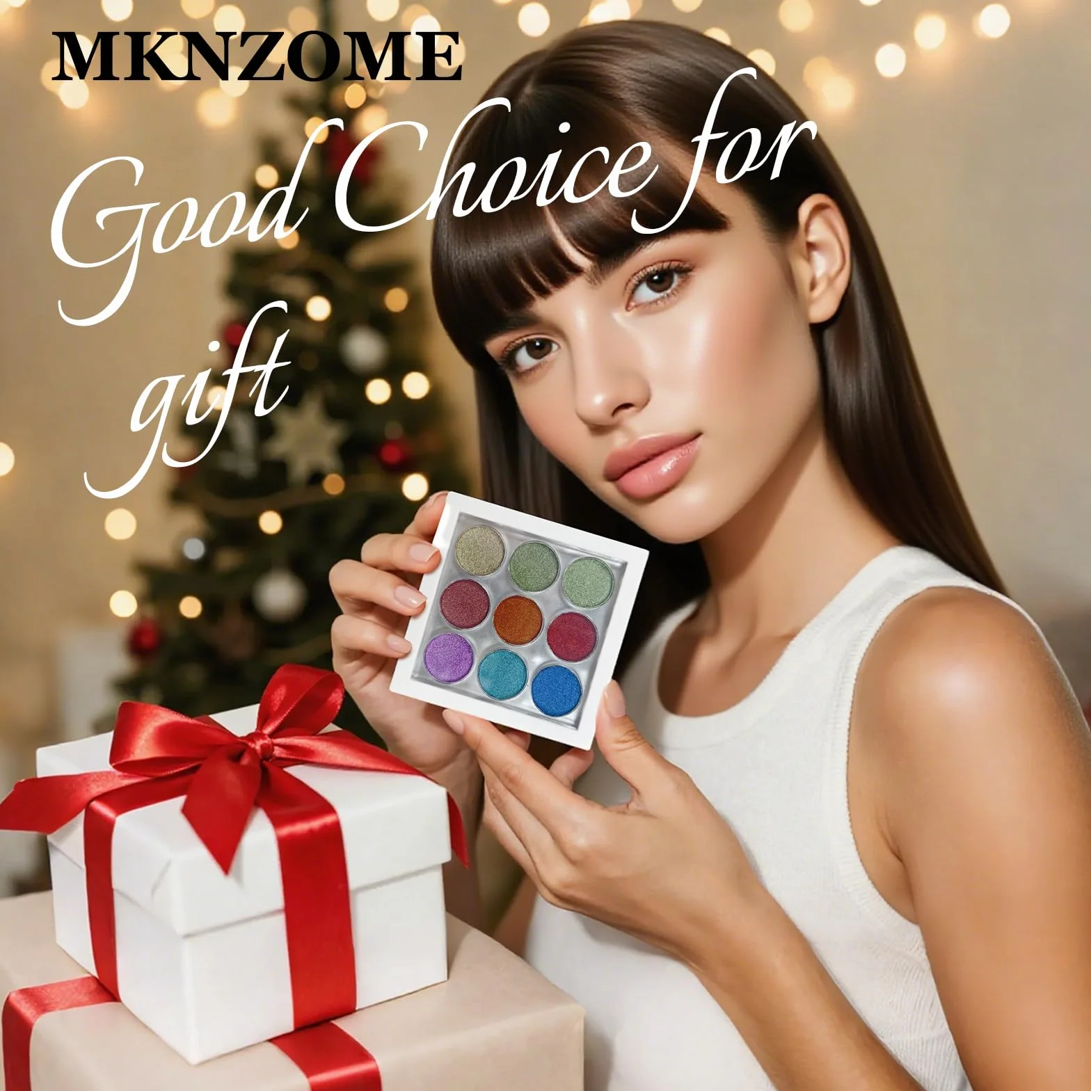 Poudre Chrome Ongle 9 Couleurs, Rouge Bleu Or Vert Mirror Metallic Pigment Glitzerpuder Nail Art avec Baguettes Éponge