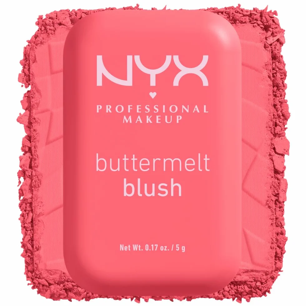 NYX PROFESSIONAL MAKEUP Buttermelt Blush Poudre Beurre Mangue Amande Karité Vegan U Know Butta