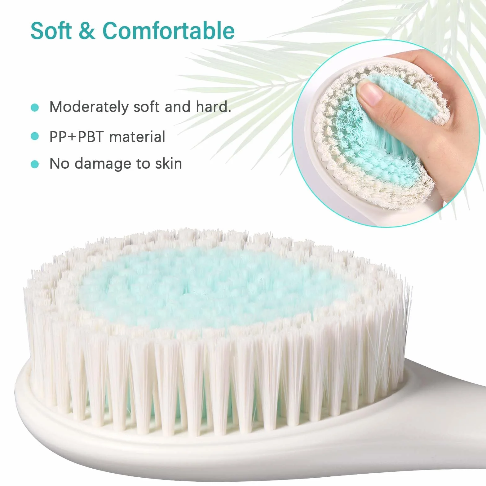 Brosse Dos Douche Long Manche Antidérapante Nettoyage Peau
