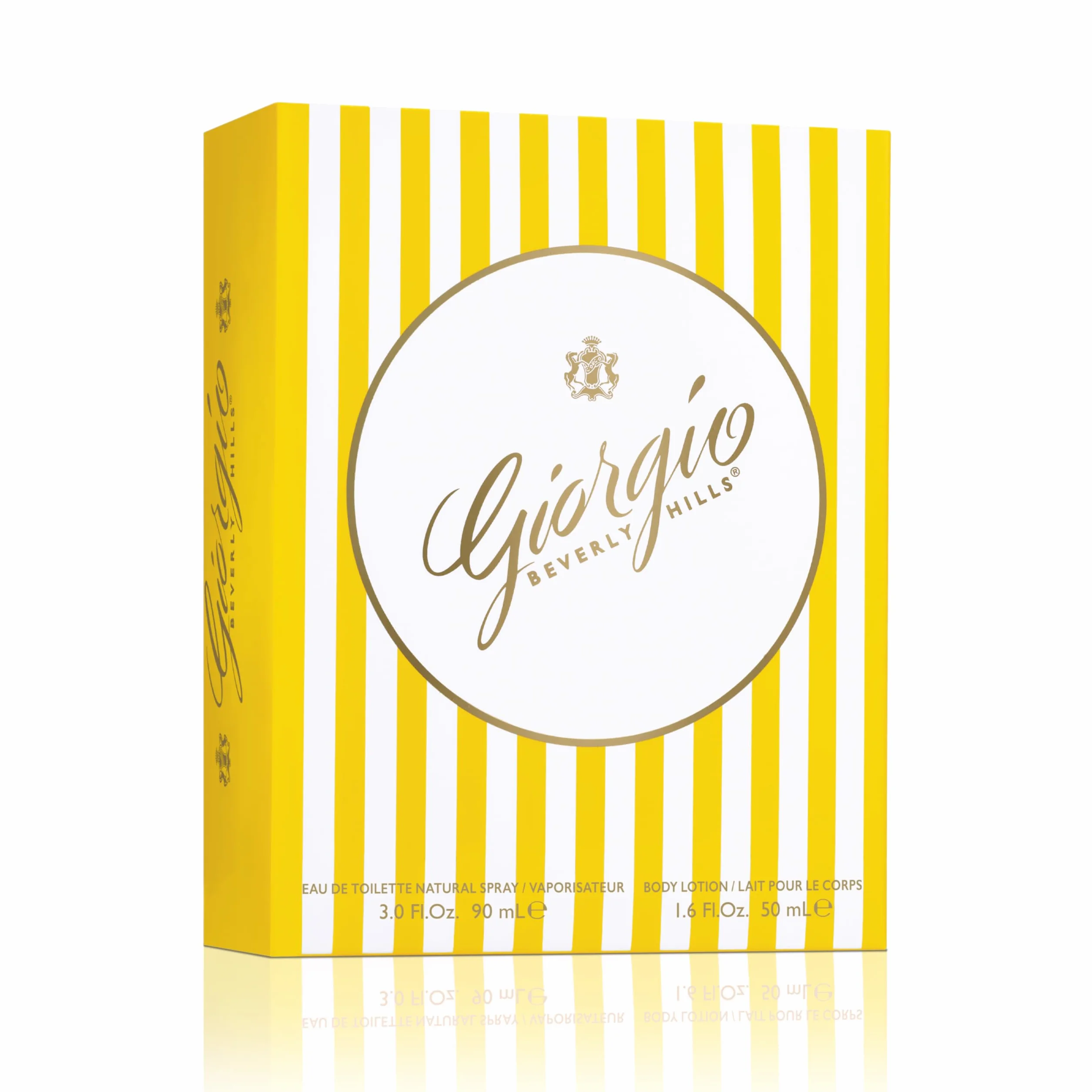 Giorgio Beverly Hills, Coffret Parfum Duo, Eau de Toilette pour Femme (90 ml) et Lotion Parfumée pour le Corps (50 ml), Senteur Florale, Poudrée et Intense