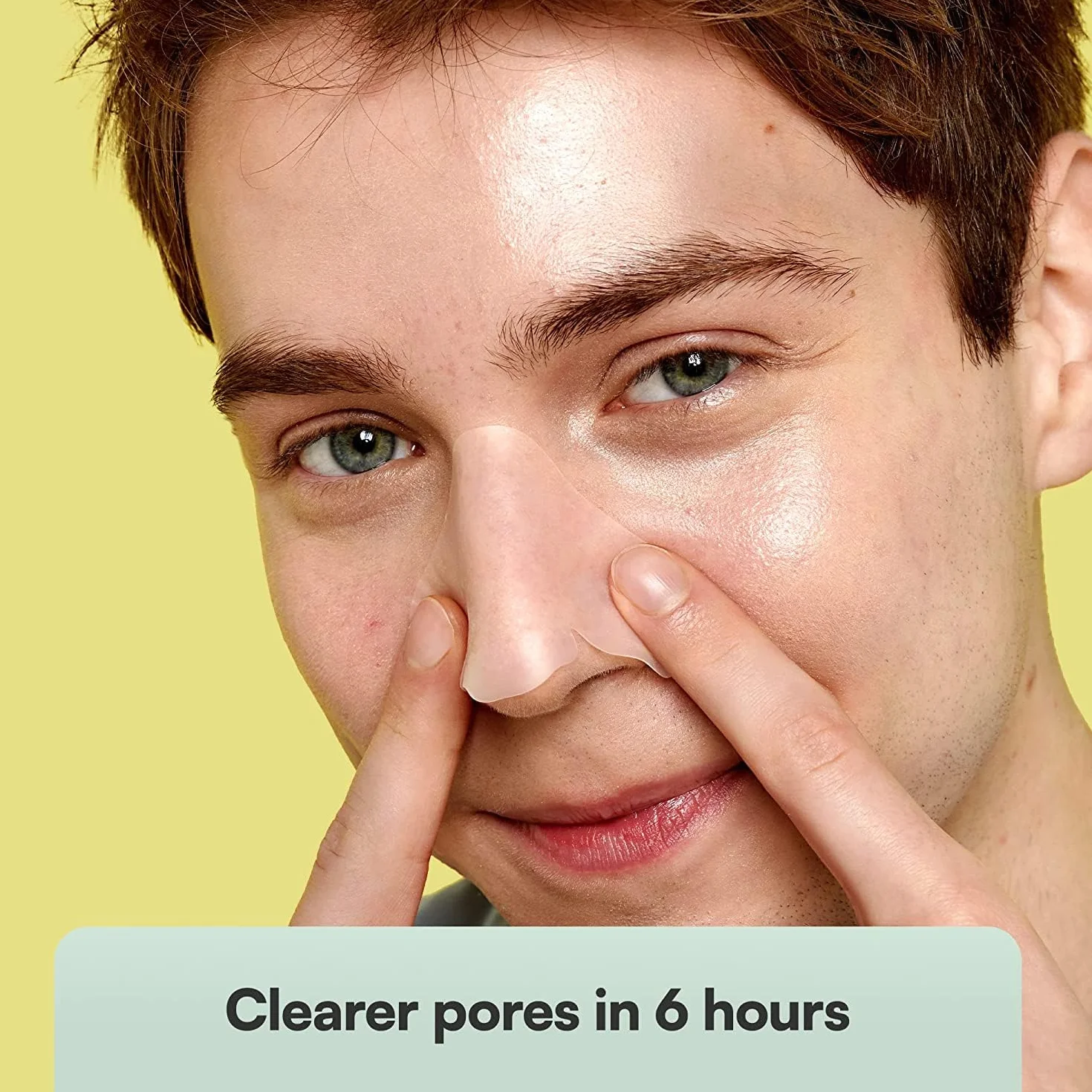 SKIN CHOICE Patch nasal hydrocolloïde pour pores, éliminer impuretés acné points noirs végétalien (5 unité)
