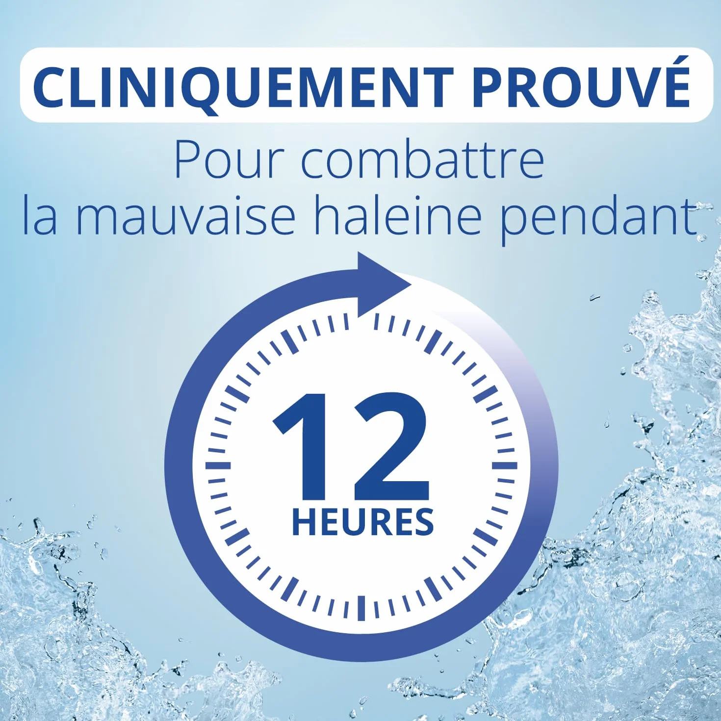 Bain de bouche CB12 500ML Sans alcool Arôme menthe fraîche Soin gencives