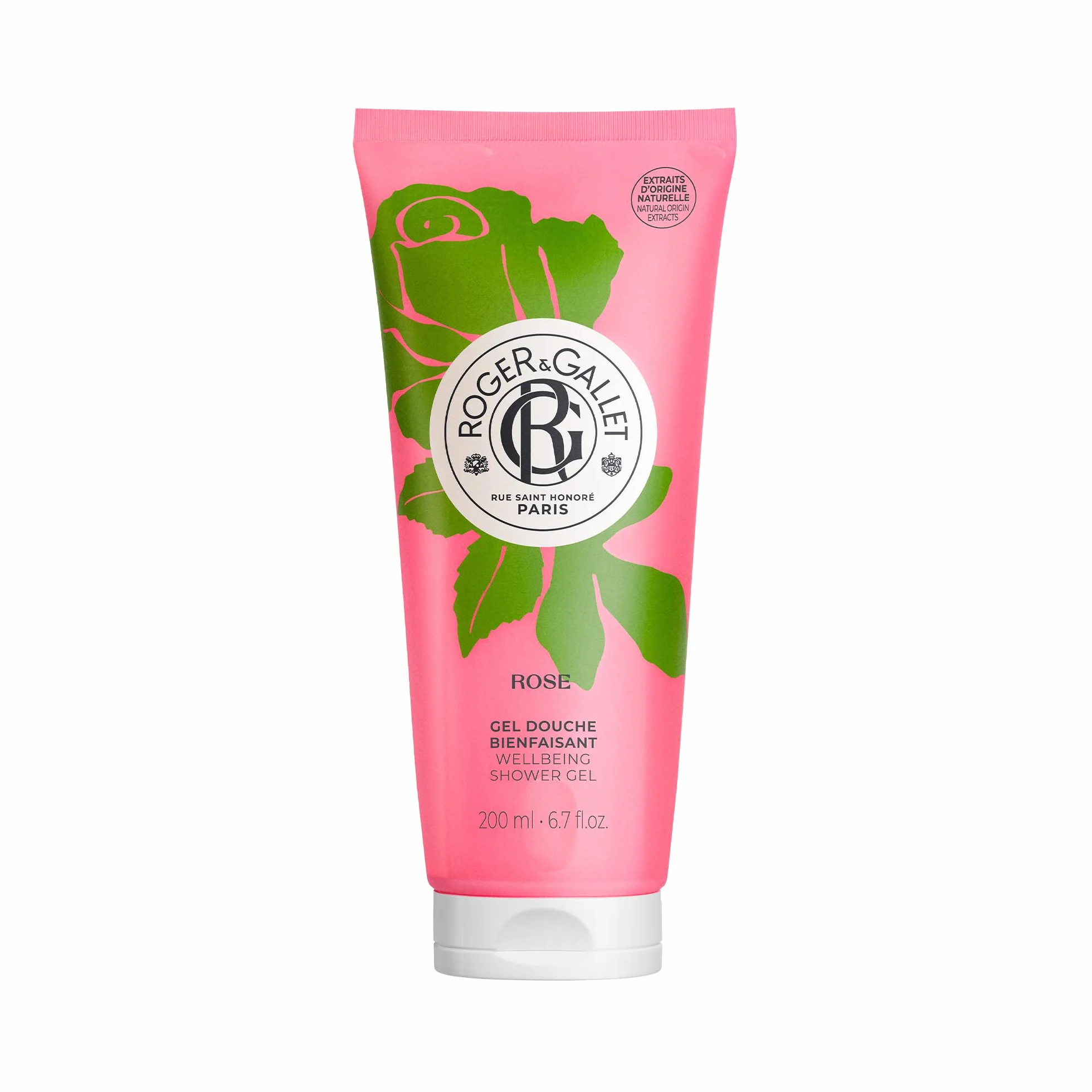 Roger&Gallet Gel Douche Bienfaisant Néroli Enrichi Essence naturelle Aloe Vera Hydratant Apaisant