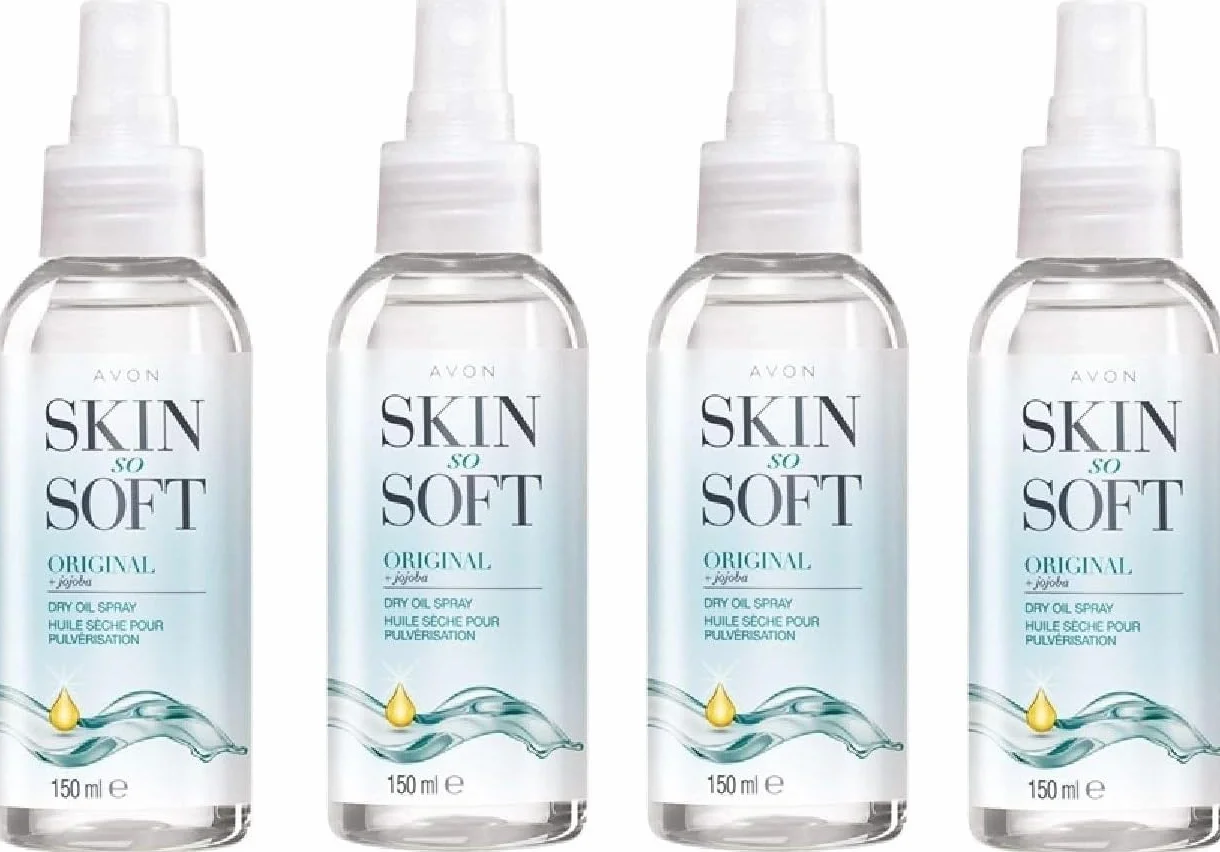 Avon Skin So Soft Original Dry Oil Spray 4 x 150ml.