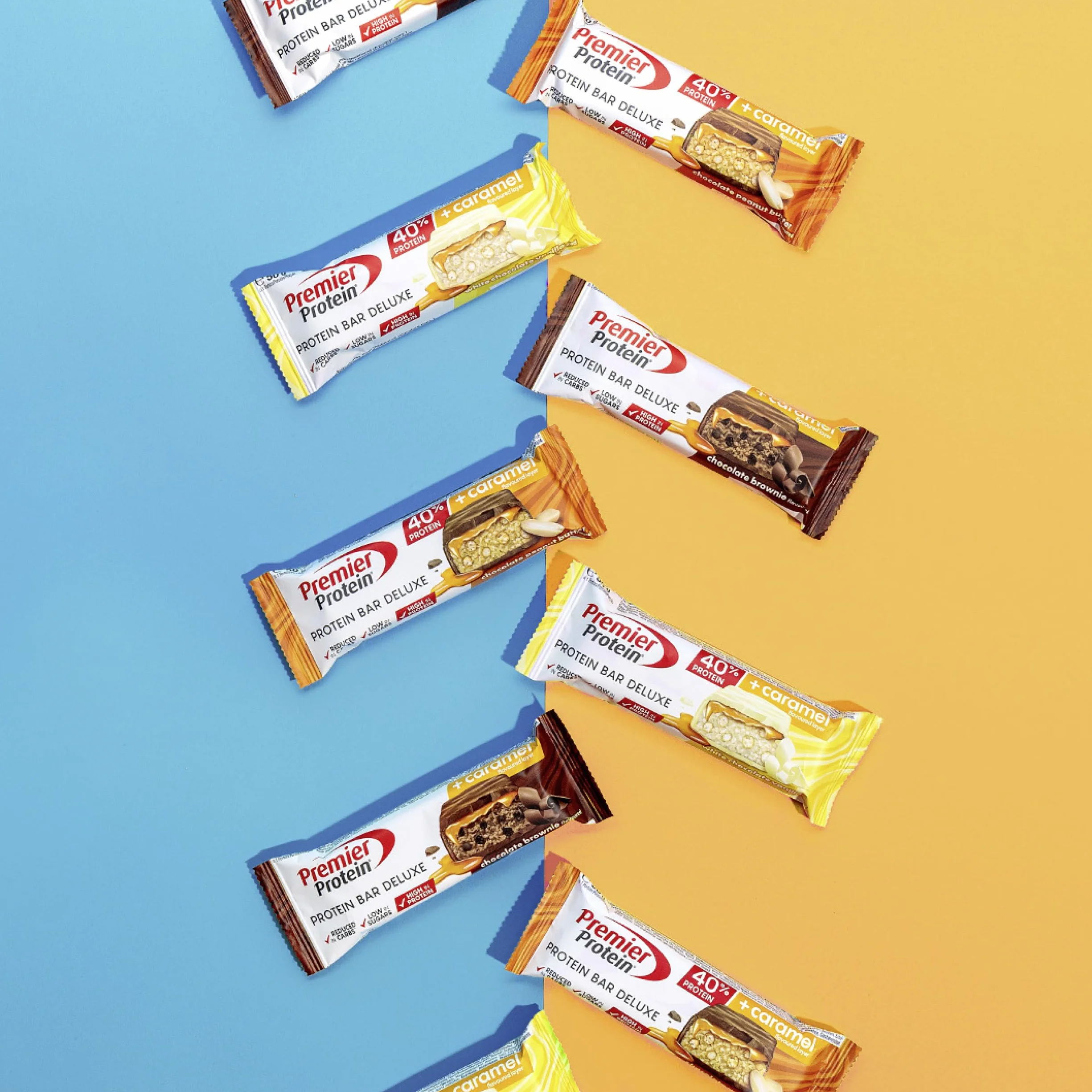 Premier Protein Bar Deluxe Chocolate Peanut Butter 12x50g High Protein Low Sugar