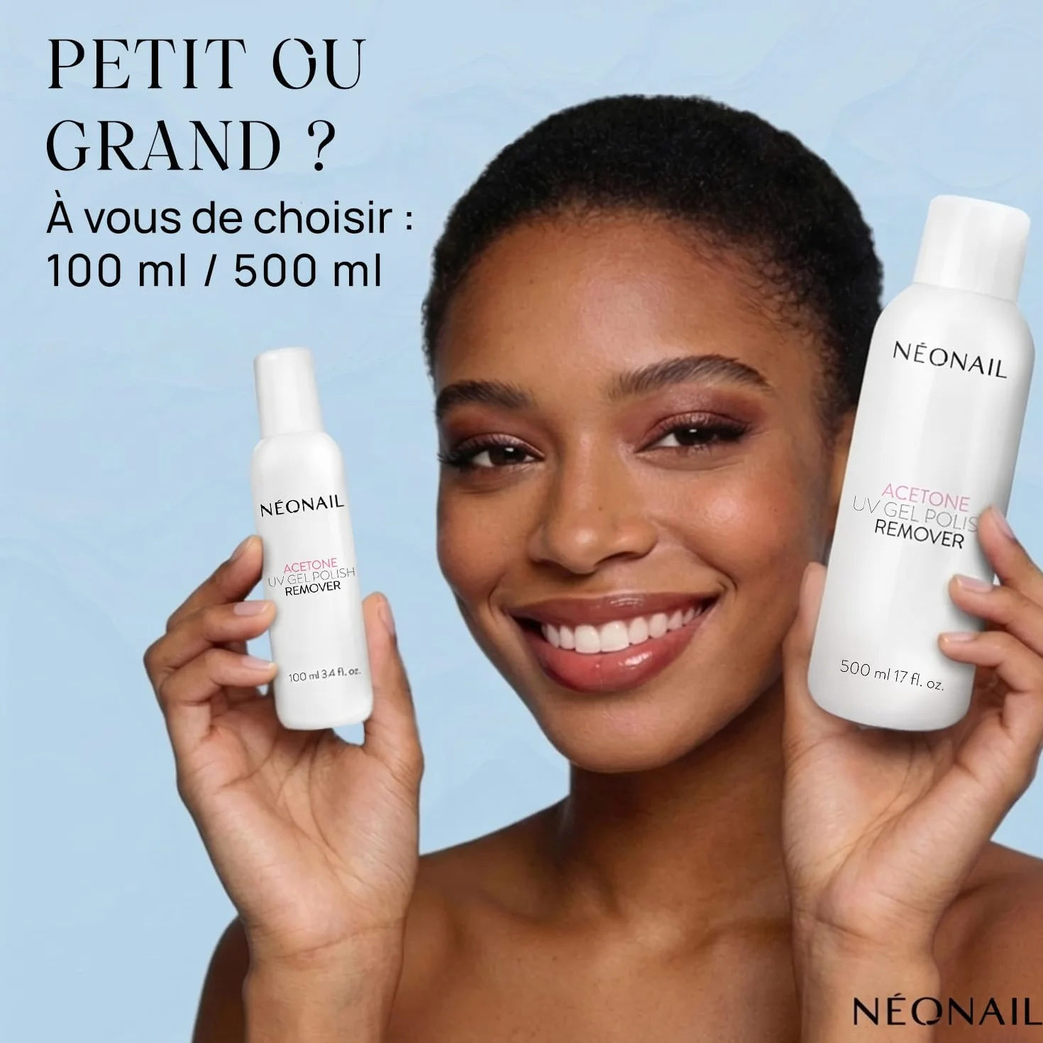 NÉONAIL Dissolvant Vernis Semi Permanent Acétone 500 ml