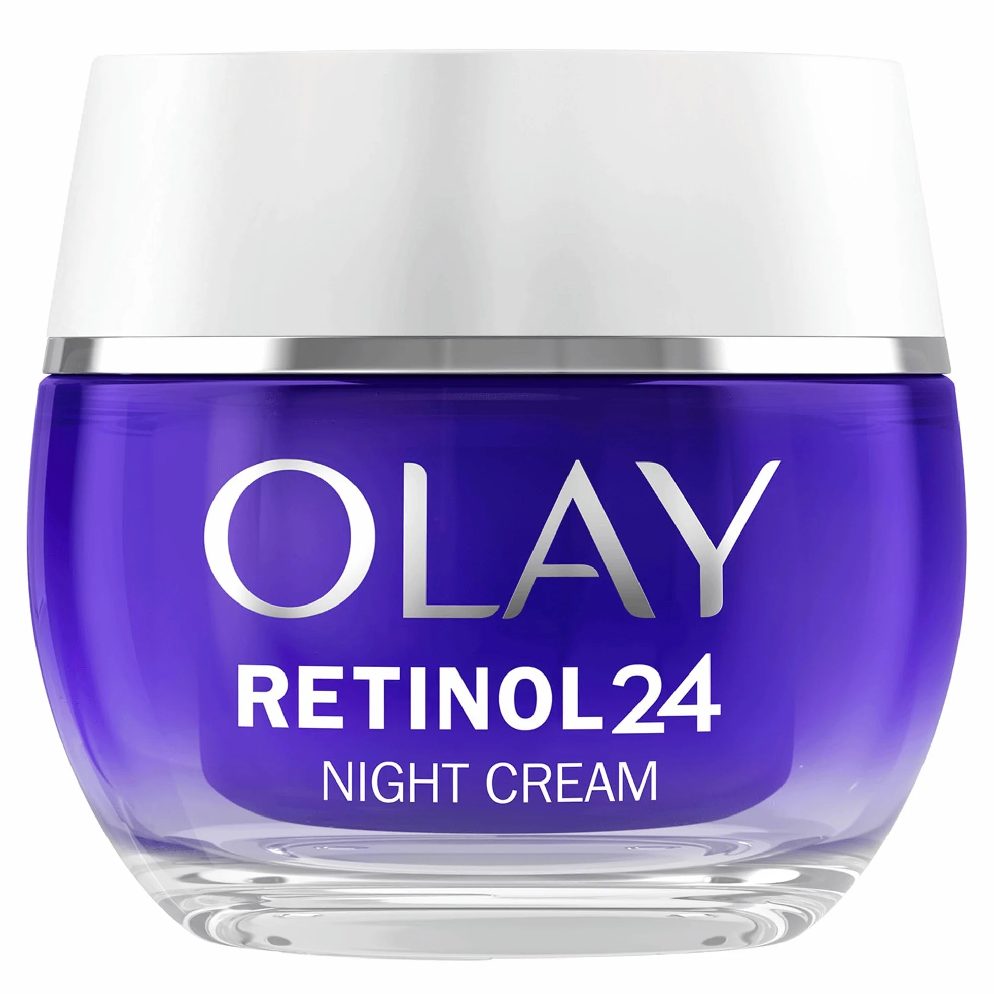 Olay Retinol 24 Crème de Nuit Hydratante pour le Visage, Soin à la Vitamine E Antioxydant. Soin de Nuit Anti-Âge: Lisse, Régénère et Hydrate, 50ml