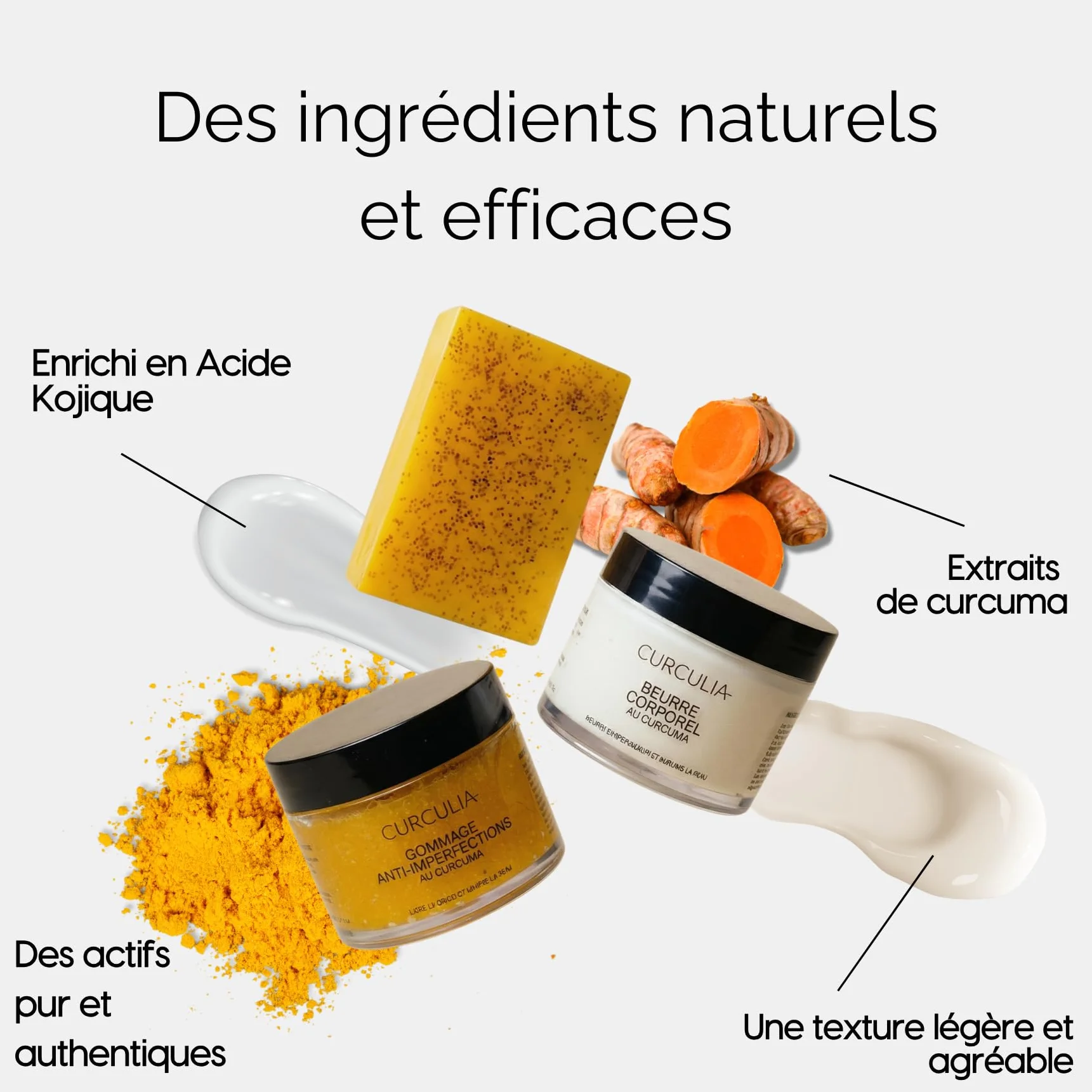 Beurre corporel au Curcuma - 150ml
