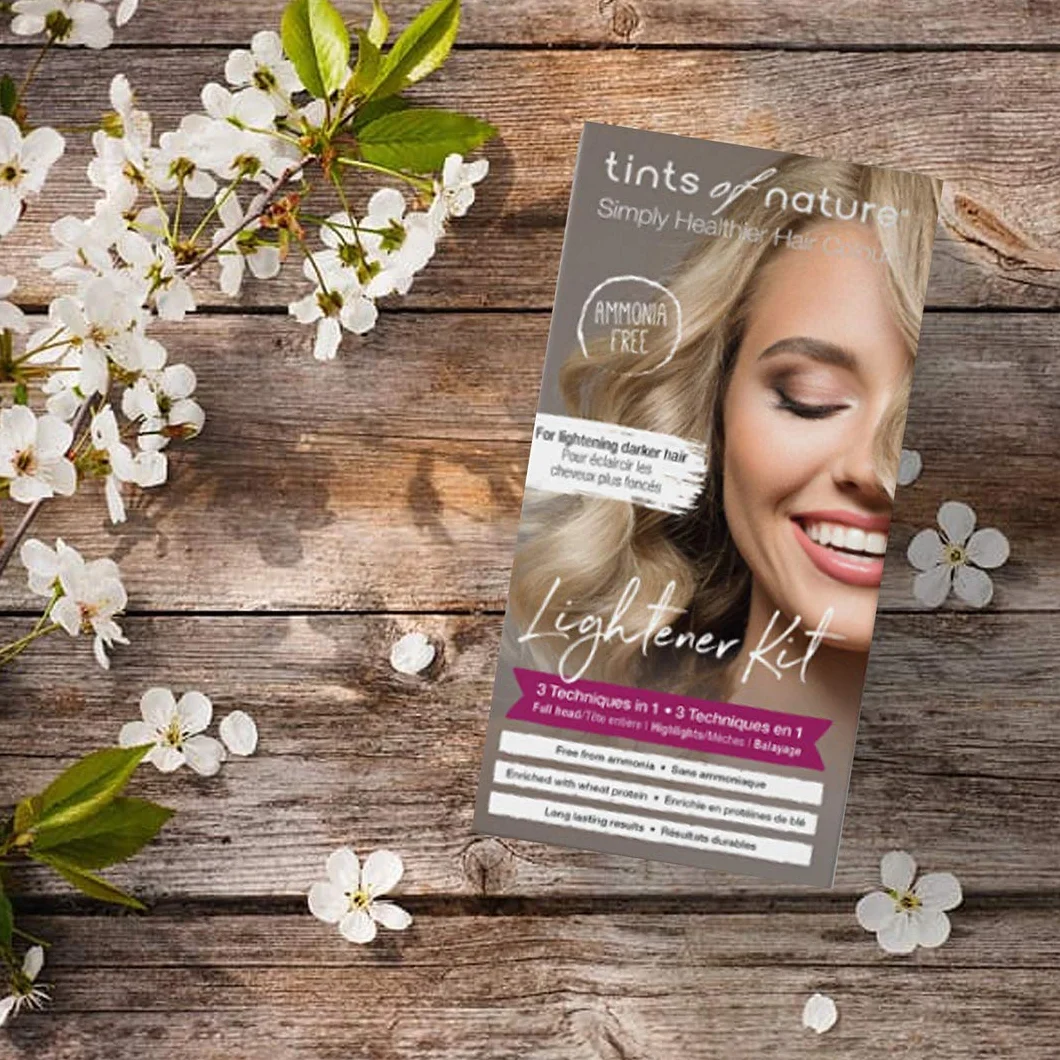 Tints of Nature 3 in 1 Lightener Kit | A Natural, Healthier Way For Home Hair Highlights and Brightening | Vegan-Friendly and Cruelty-Free Permanent and Semi-Permanent Hair Dye Brightening Kit