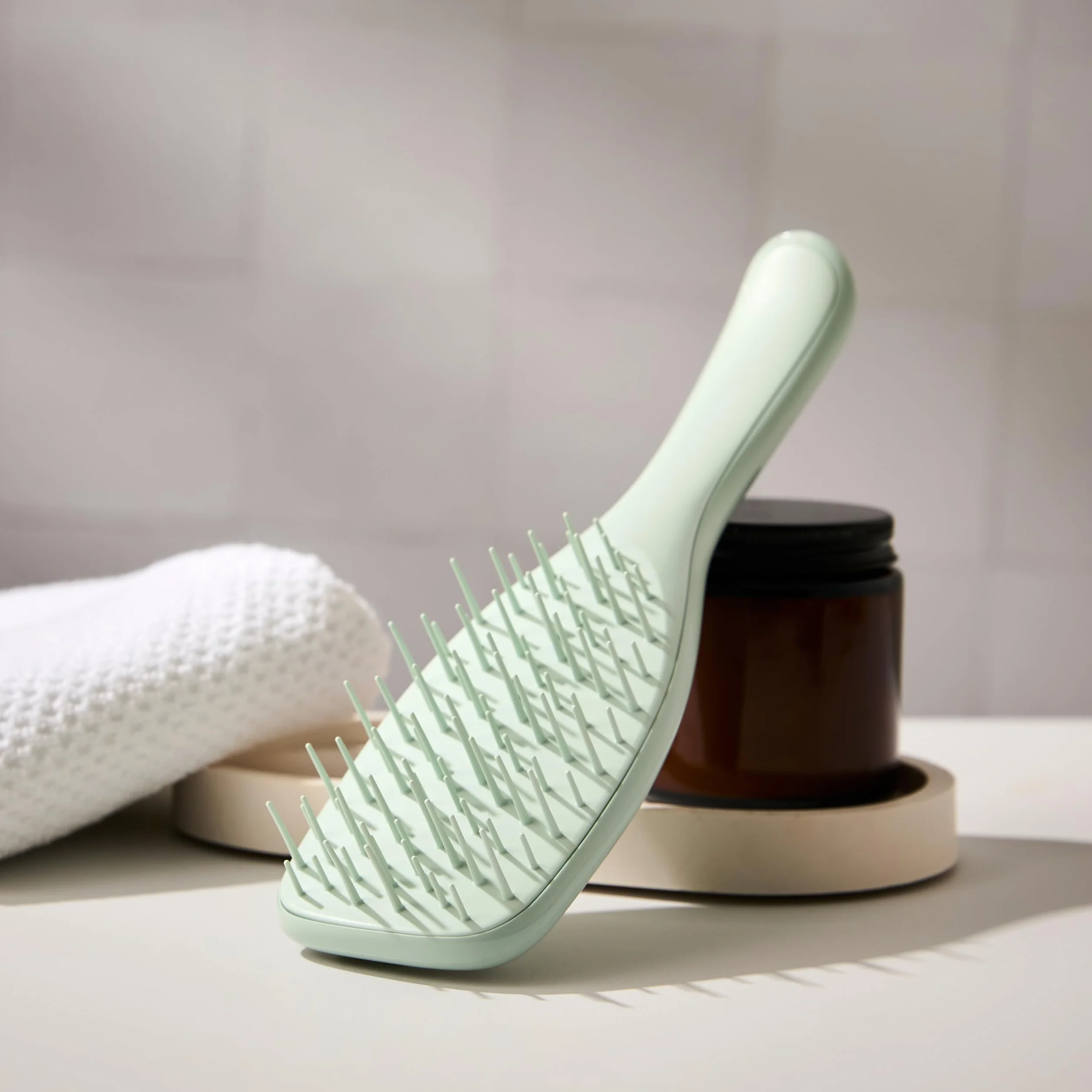 Tangle Teezer Ultimate Detangler Extra Douce Brosse à Cheveux Secs et Mouillés Picots Espacés Démêlage Efficace