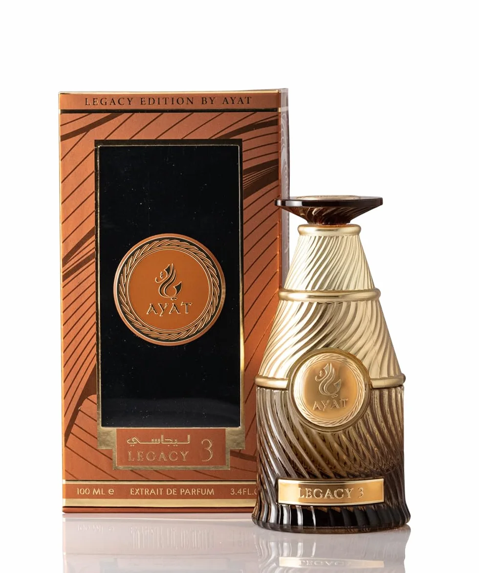 AYAT PERFUMES - Extrait de Parfum - LEGACY 3 - Fragrances Orientales et Élégantes pour Homme et Femme - 100 ML