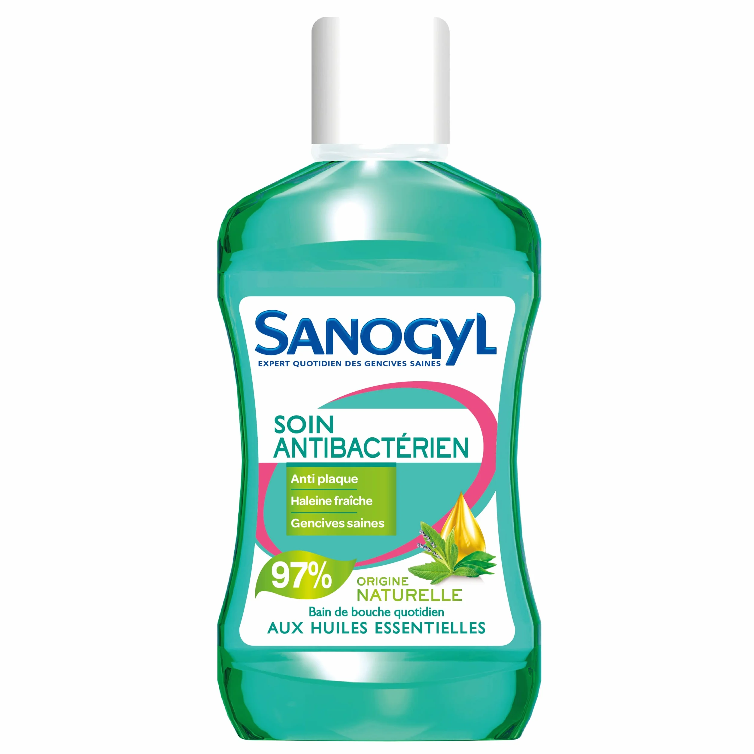 Sanogyl Bain de Bouche Soin Antibactérien 500 ml