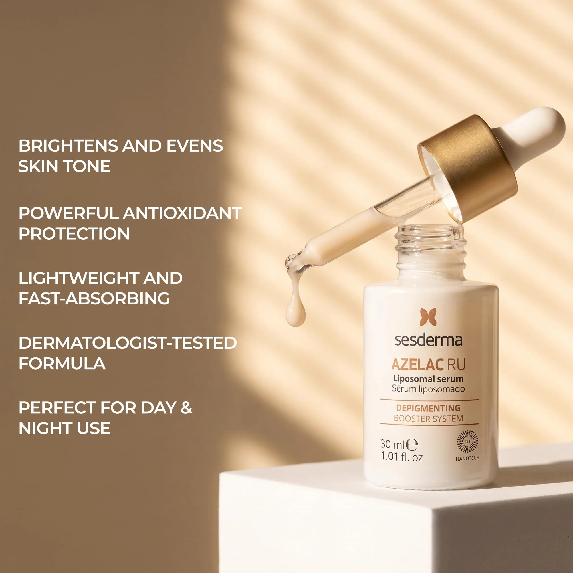Sesderma Azelac Ru Sérum liposomal – Éclaircie, réduit et prévient l’apparition de taches – 30 ml