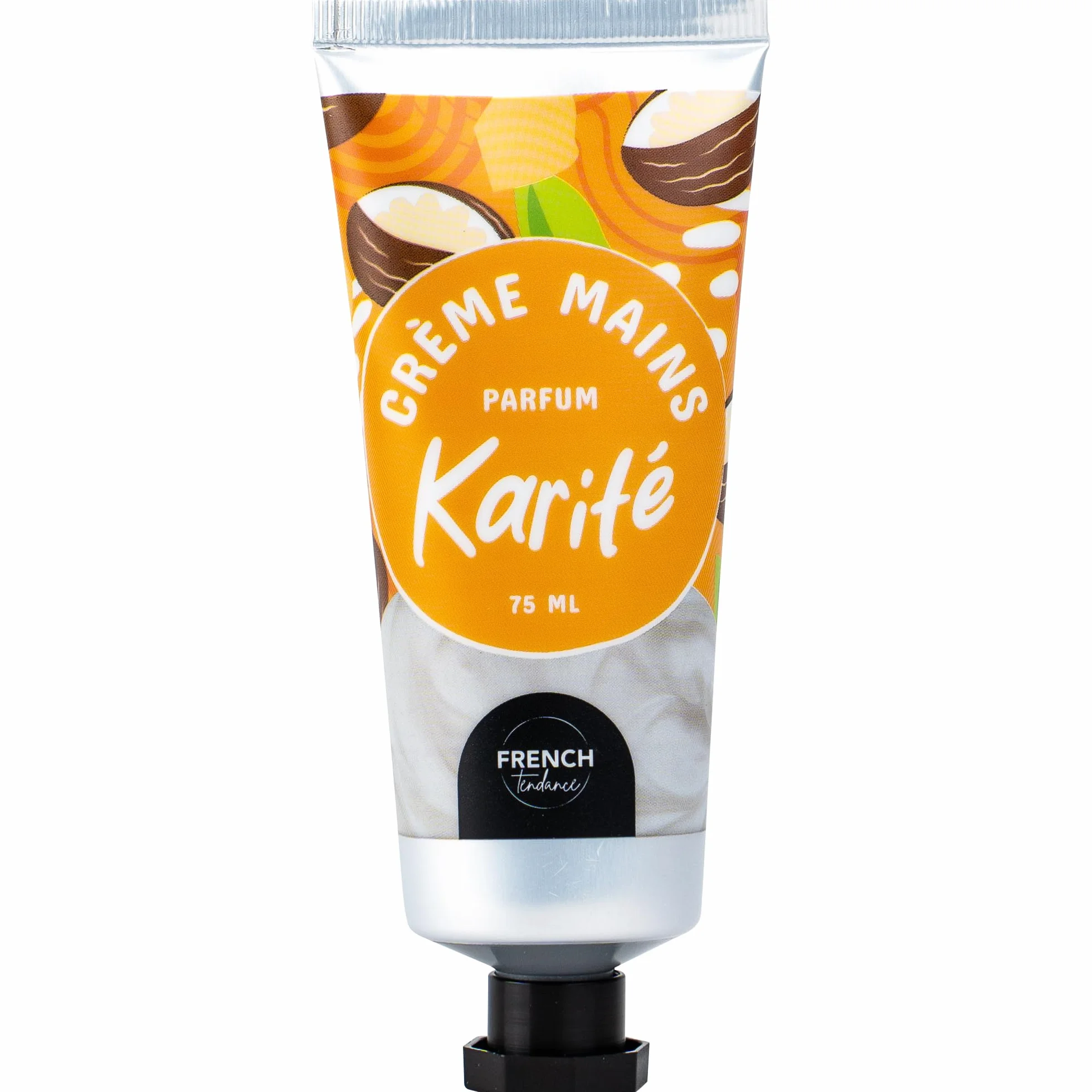 French Tendance Crème Mains Soin Intense Hydratante Réparatrice Nourrissante Protection Tube 75 ml Senteur Karité