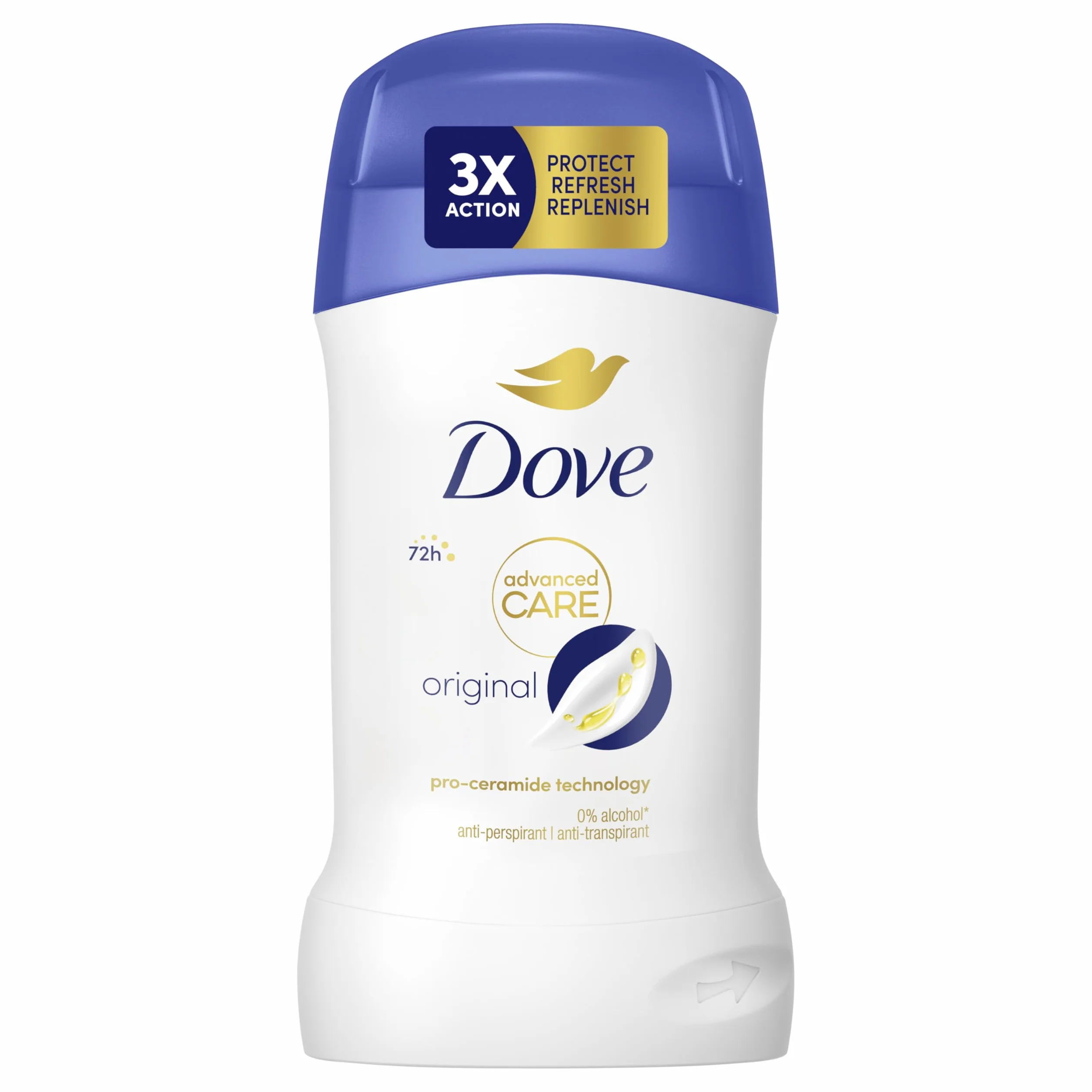 Dove Advanced Care Déodorant Stick Original 72h Anti-Transpirant 50ml