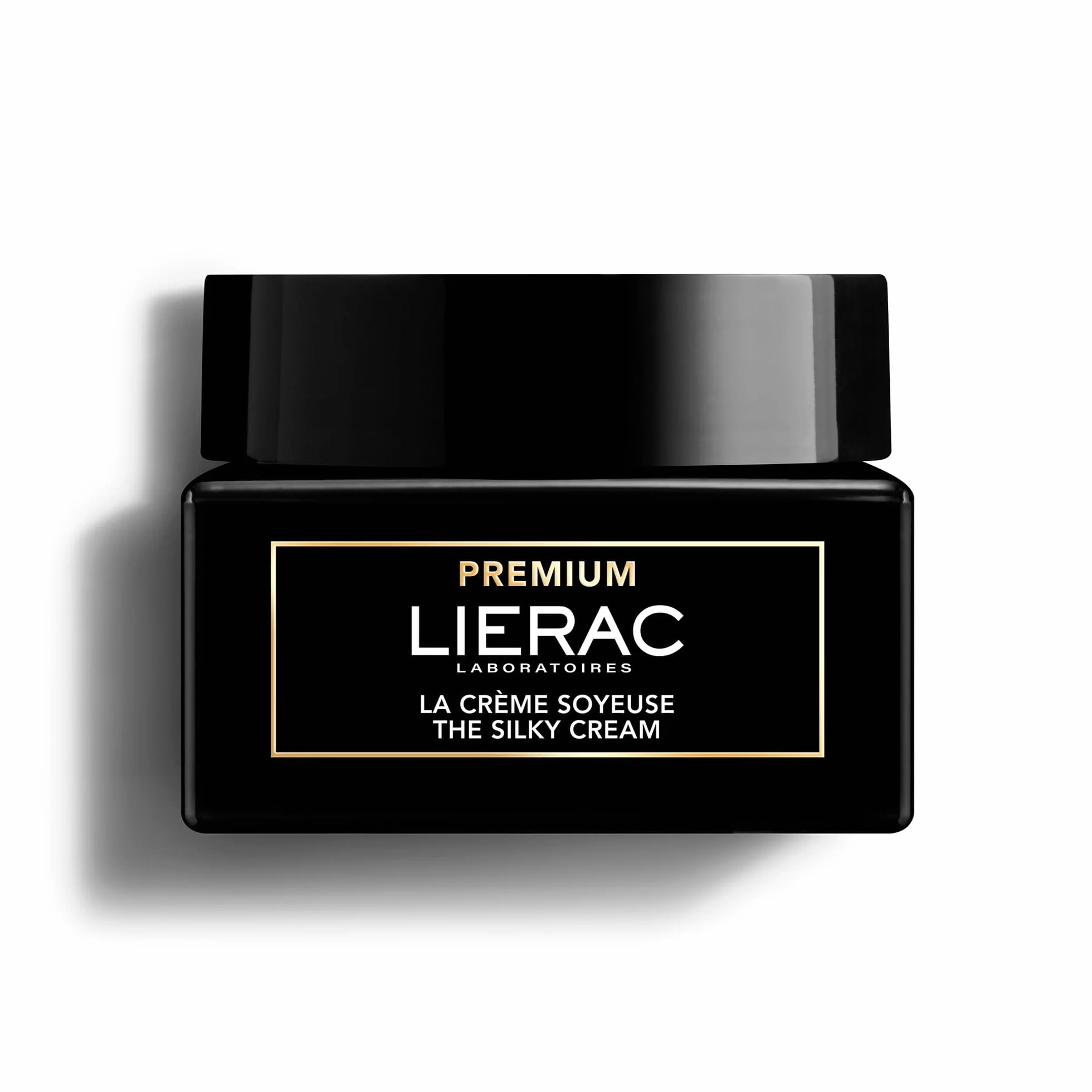 Lierac Premium - Crème Soyeuse Anti-Âge Global - Enrichie en Poudre Matifiante Végétale et Acide Hyaluronique - Crème Hydratante Visage, Anti-Âge et Éclat - Soin visage Peaux Normales à Mixtes