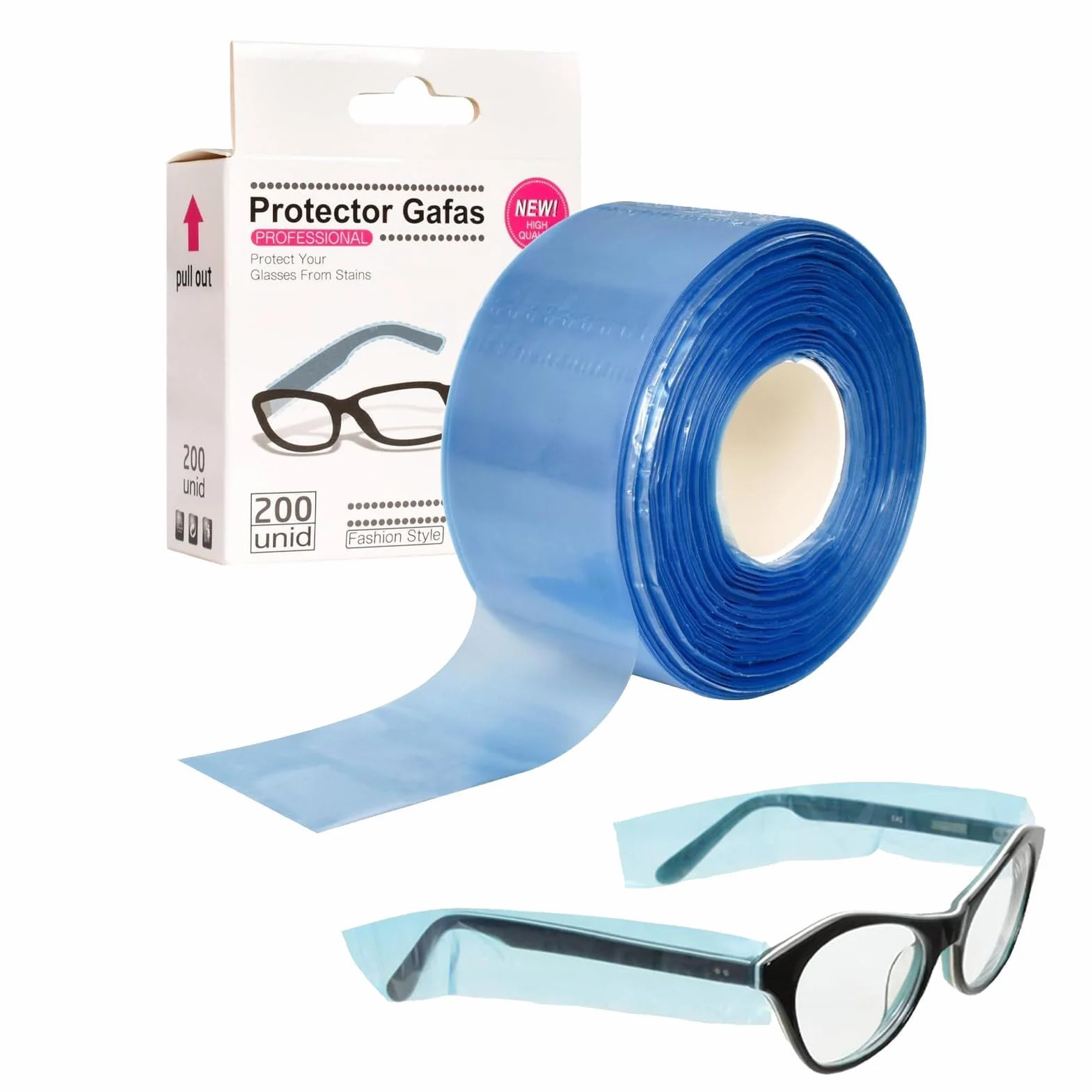 Protège Branches Lunettes Jetables 200PCS Protection Salon Coiffure