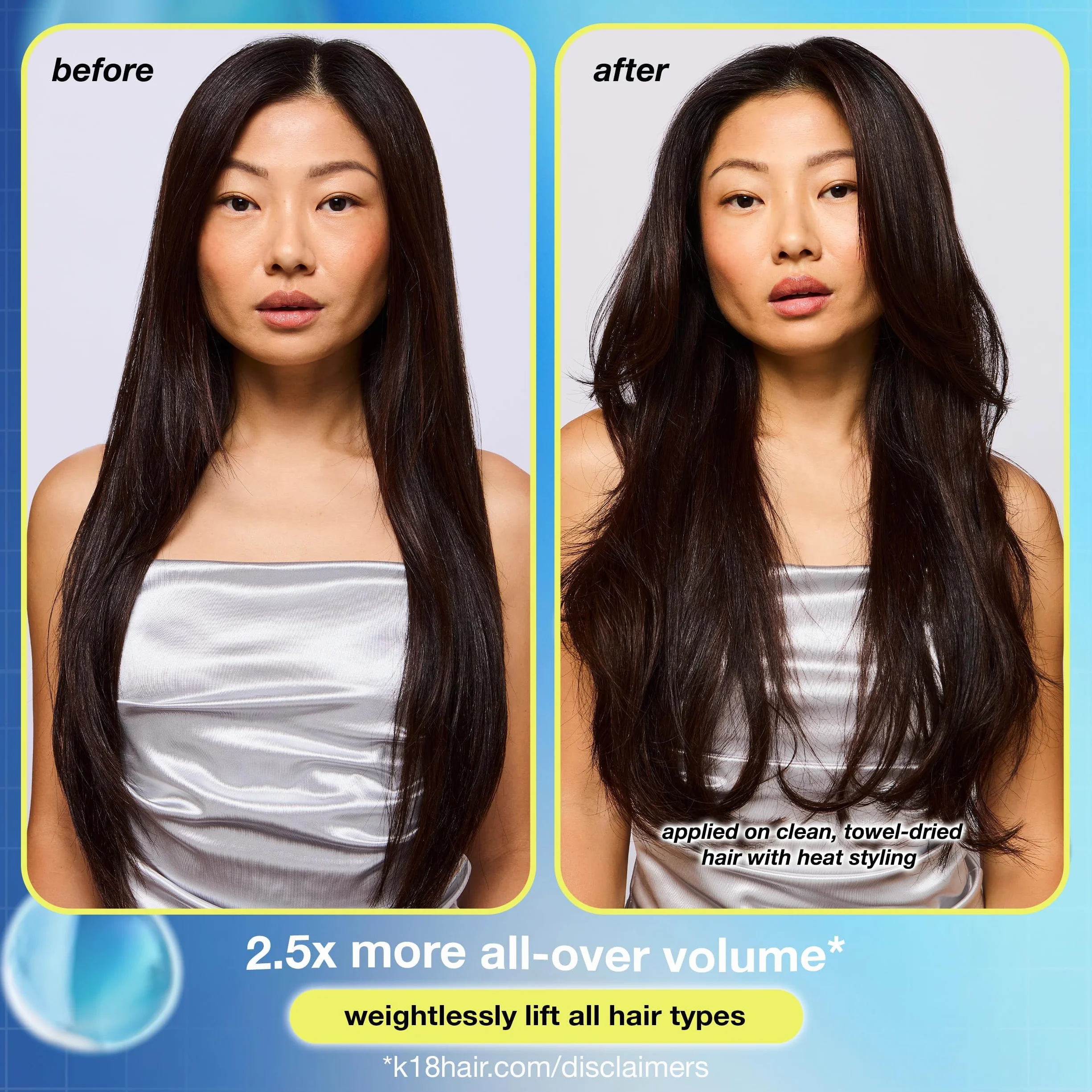 K18 AstroLift™ Spray volumisant réparateur épaissit fixe cheveux fins fragiles 2 jours 47 ml