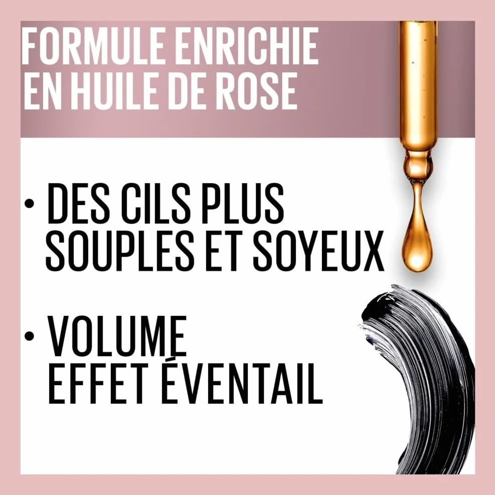 Maybelline New York Mascara Volume Waterproof Cils Sensational Noir 9,4 ml