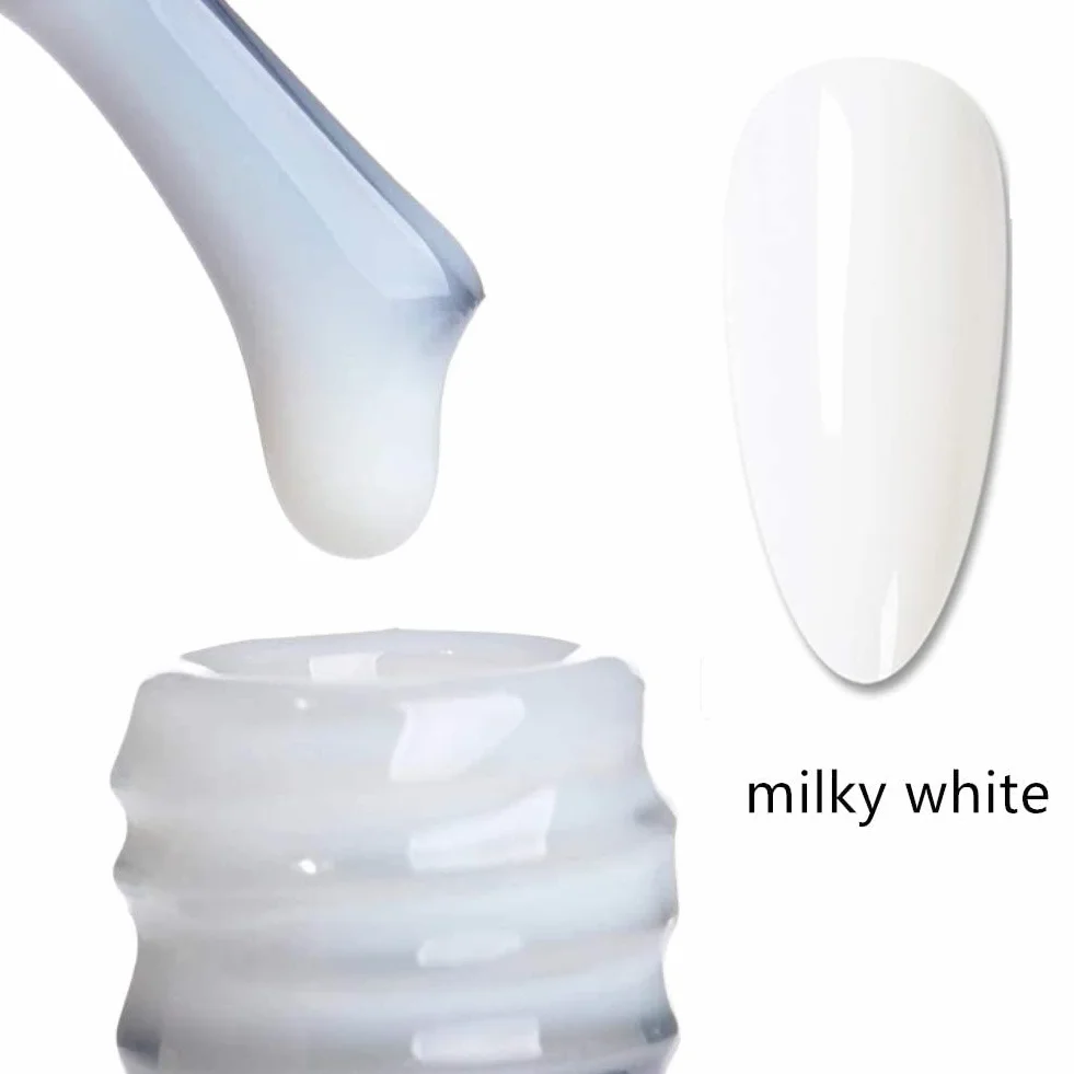 Vishine Vernis à ongles gel laiteux nude translucide 8 ml Soak Off UV