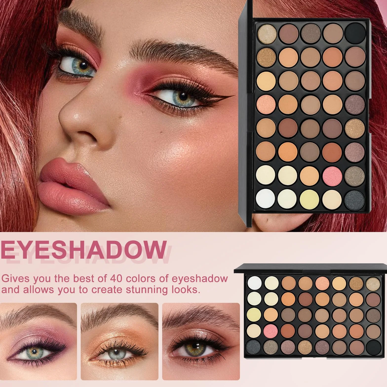 Coffret Maquillage avec Palette Yeux Correcteurs Fond de Teint Mascara