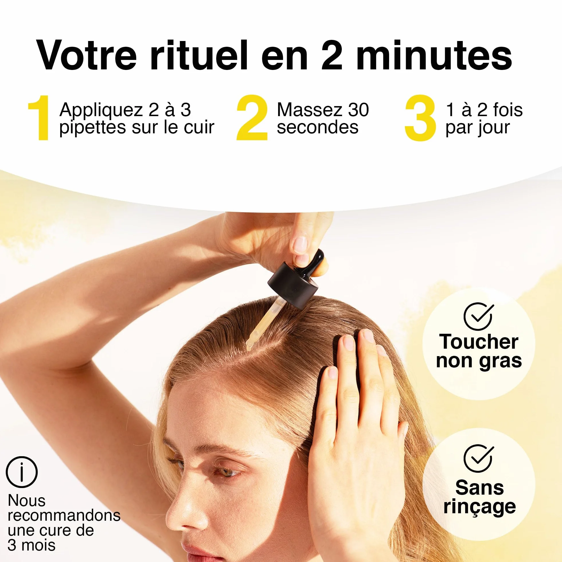 Juste Paris Serum pousse cheveux Bio - Anti chute - Croissance capillaire - Fabriqué en France