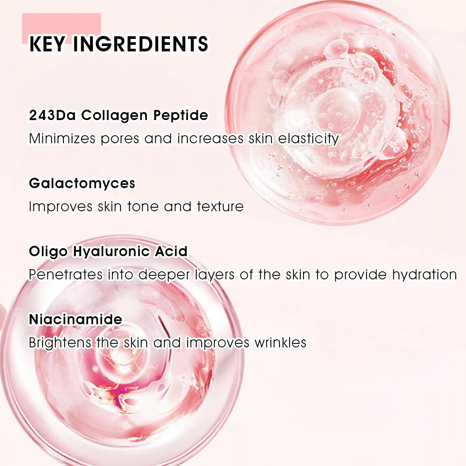 Masque Collagène Visage Bio Collagen Real Deep Mask 5 Pièces Hydratant Anti-Âge Raffermissant