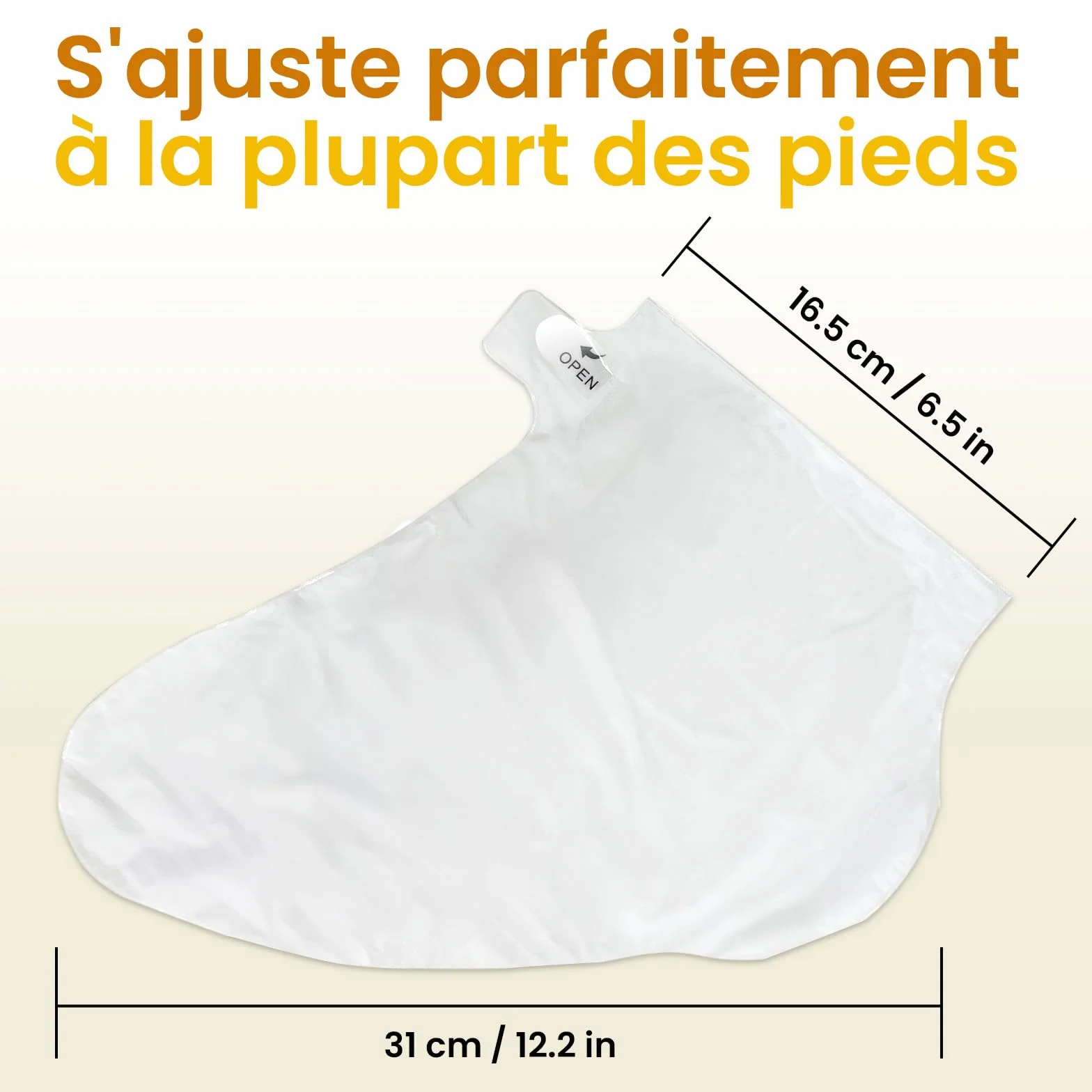 Masque Pied Hydratant au Beurre de Karité, Huile de Jojoba et Vitamine E pour Pieds Très Secs et Abîmés – 6 Paires