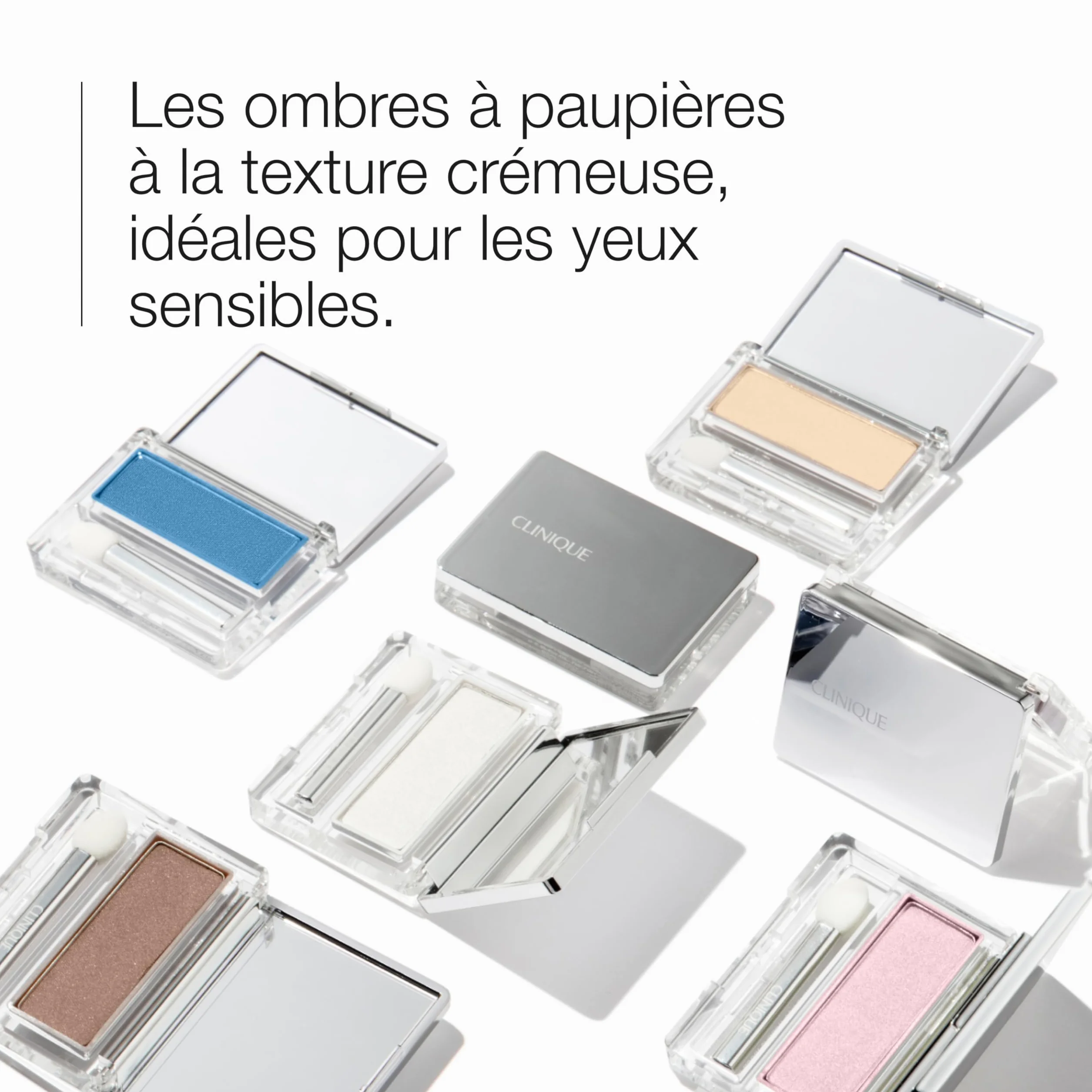 Clinique Ombre à Paupières 1 couleur All About Shadow| Longue Tenue, Convient aux yeux sensibles, Soumis à des tests d’allergie, 100% sans parfum