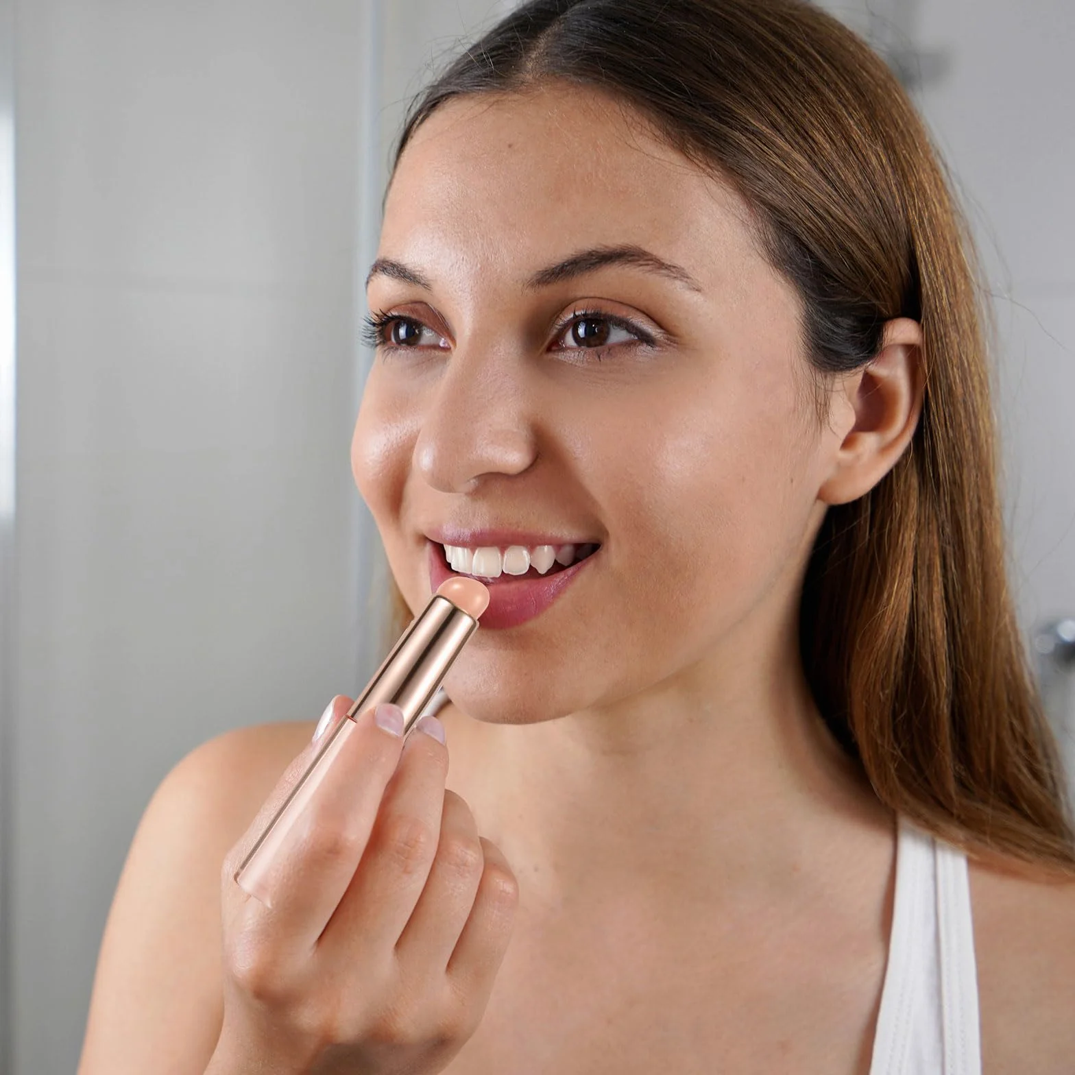 Pinceau à Lèvres en Silicone, Applicateur de Masque à Lèvres avec Capuchon, Pinceau de Maquillage Multifonctionnel