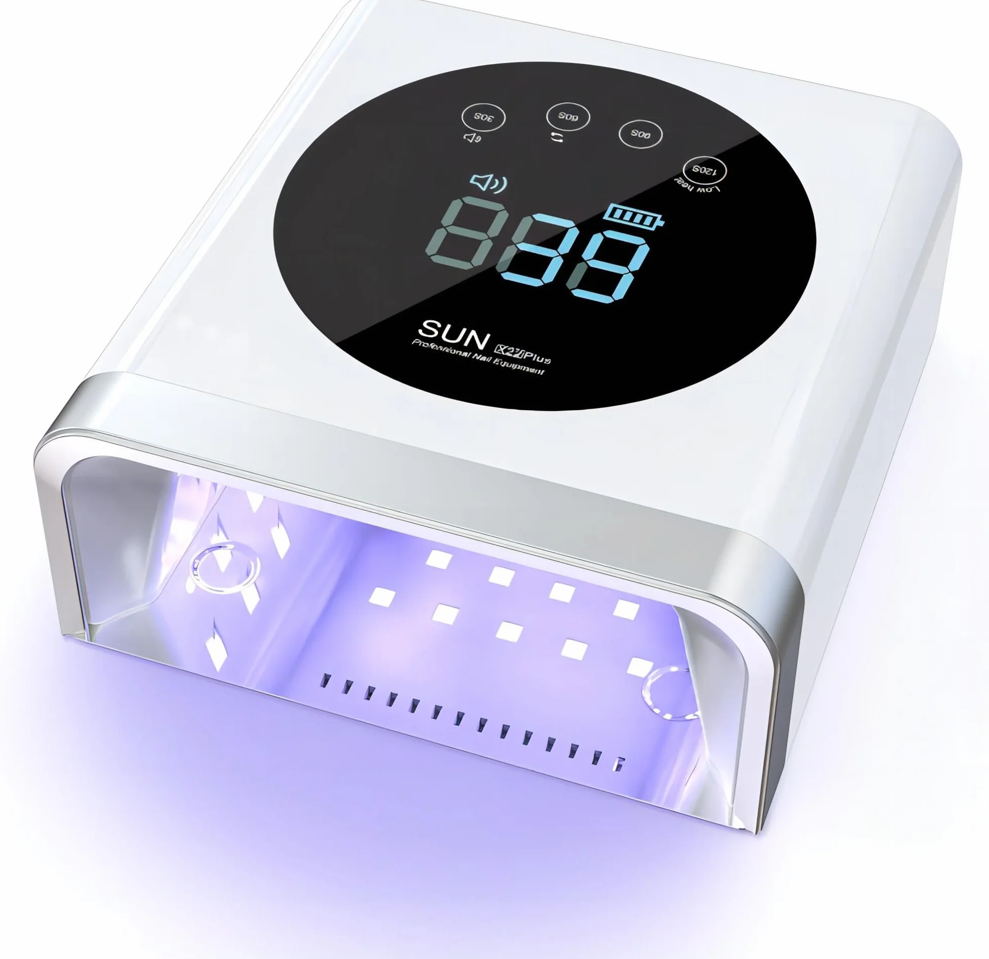NAILGIRLS 150W Lampe à Ongles UV LED Sans Fil-Machine à Ongles Professionnelle de Salon à Durcissement Rapide avec 36 perles, Rechargeable pour L'utilisation à la Maison et au Salon