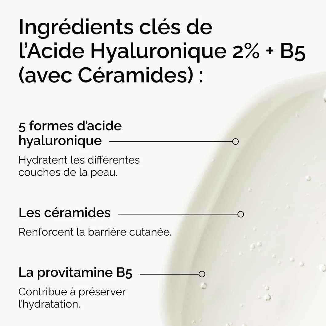 The Ordinary Hyaluronic Acid 2% + B5 with Ceramides Multi-Depth Hydration Serum 30ml