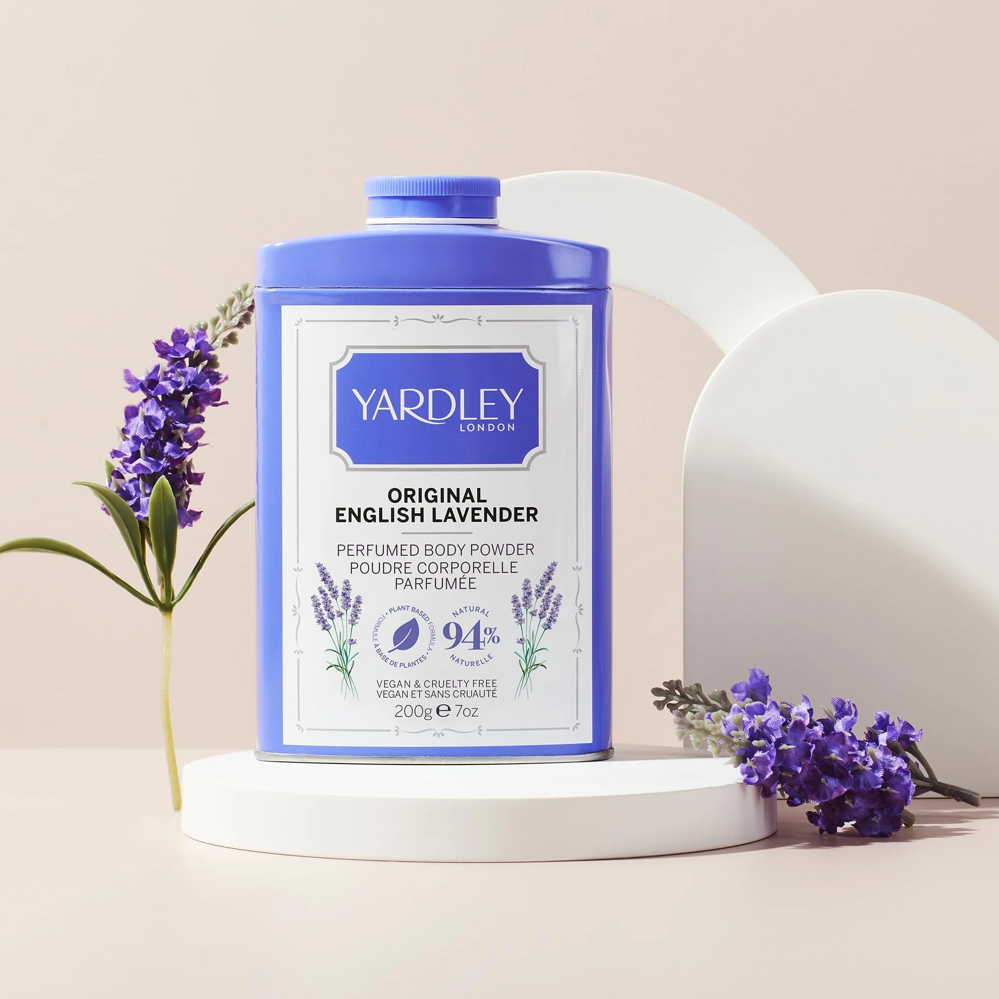 Yardley London Poudre Parfumée Originale Corps Lavande Anglaise 200g