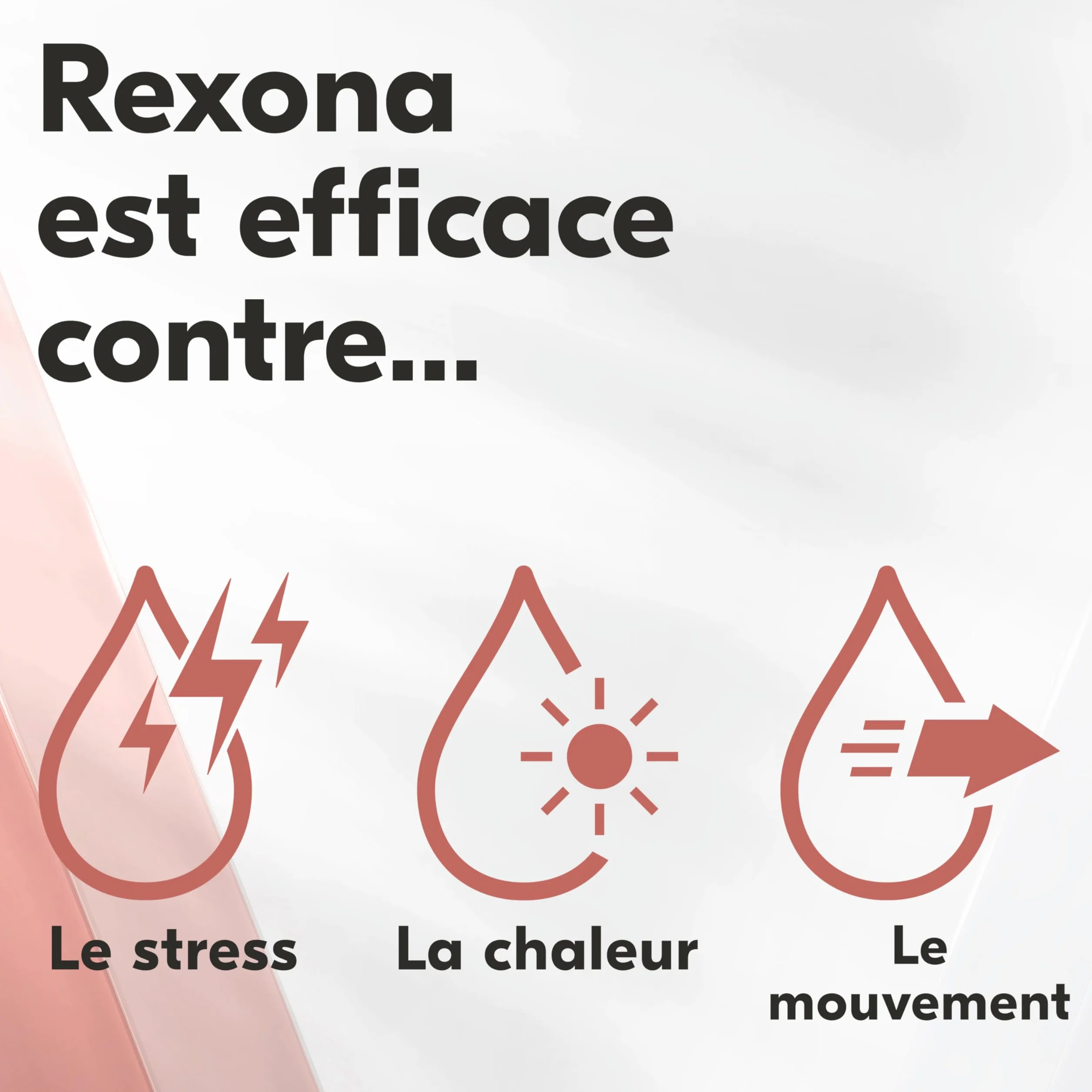 REXONA Déodorant Femme Clean Scent Stick Anti-transpirant Protection 96h 45ml