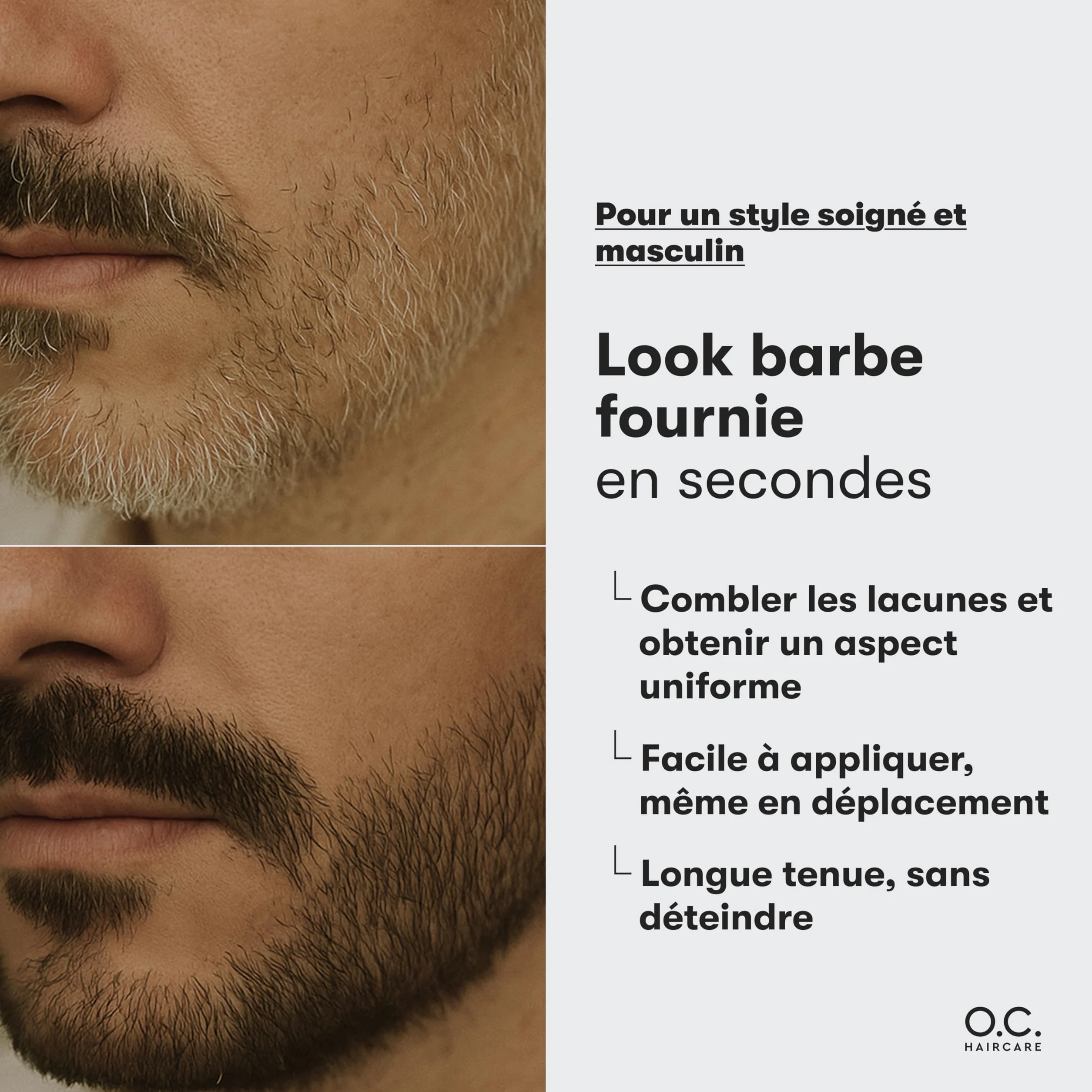 O.C. HAIRCARE Poudre épaississante pour cheveux - 9 couleurs - Recommandé par les grands salons