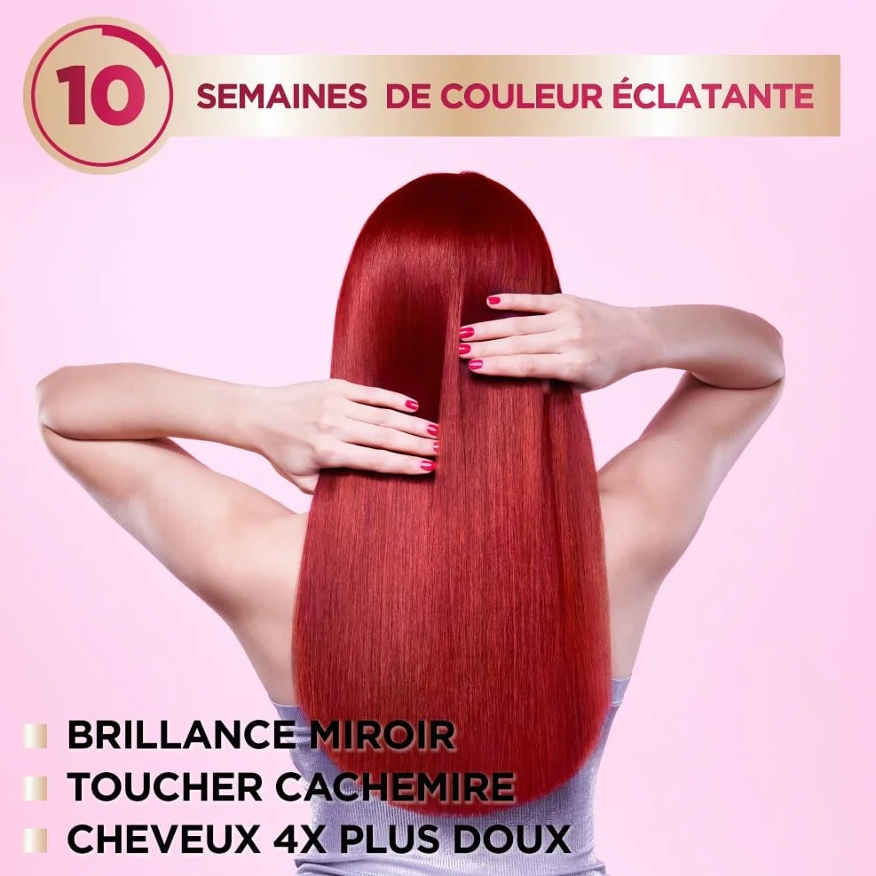 Garnier Color Sensation Coloration Châtain Foncé 3.0 Crème Permanente Couvre Cheveux Blancs