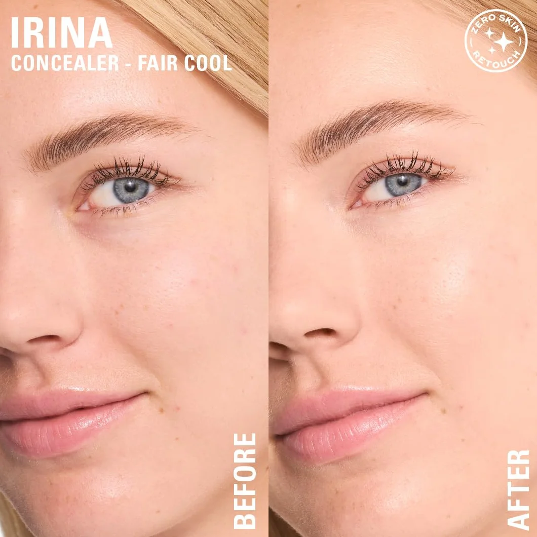 Revolution Skin Silk Radiant Serum Illuminateur contour des yeux Hydrate lisse acide hyaluronique squalane Vegan Cruelty-Free Fair Cool 4 ml